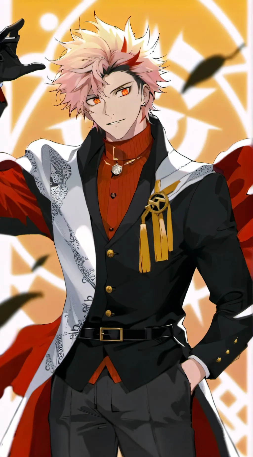 ai character: Bakugo!!  background