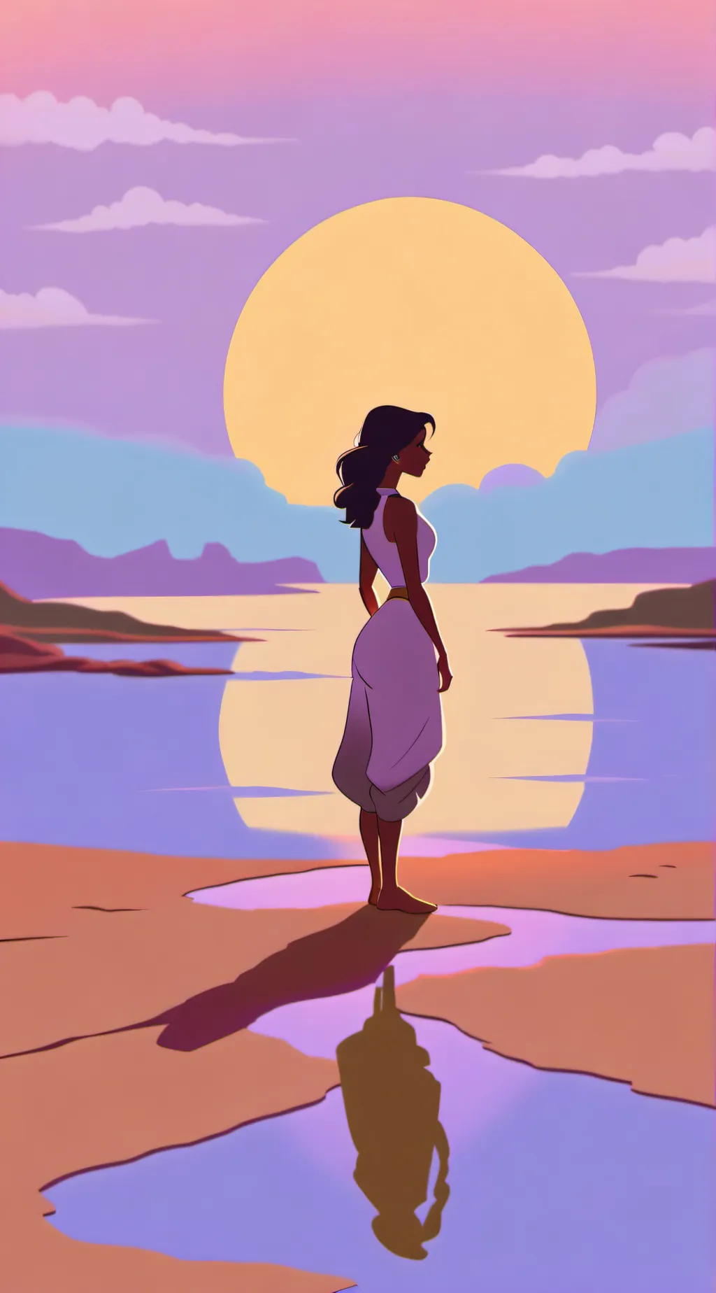 ai character: vent to her background