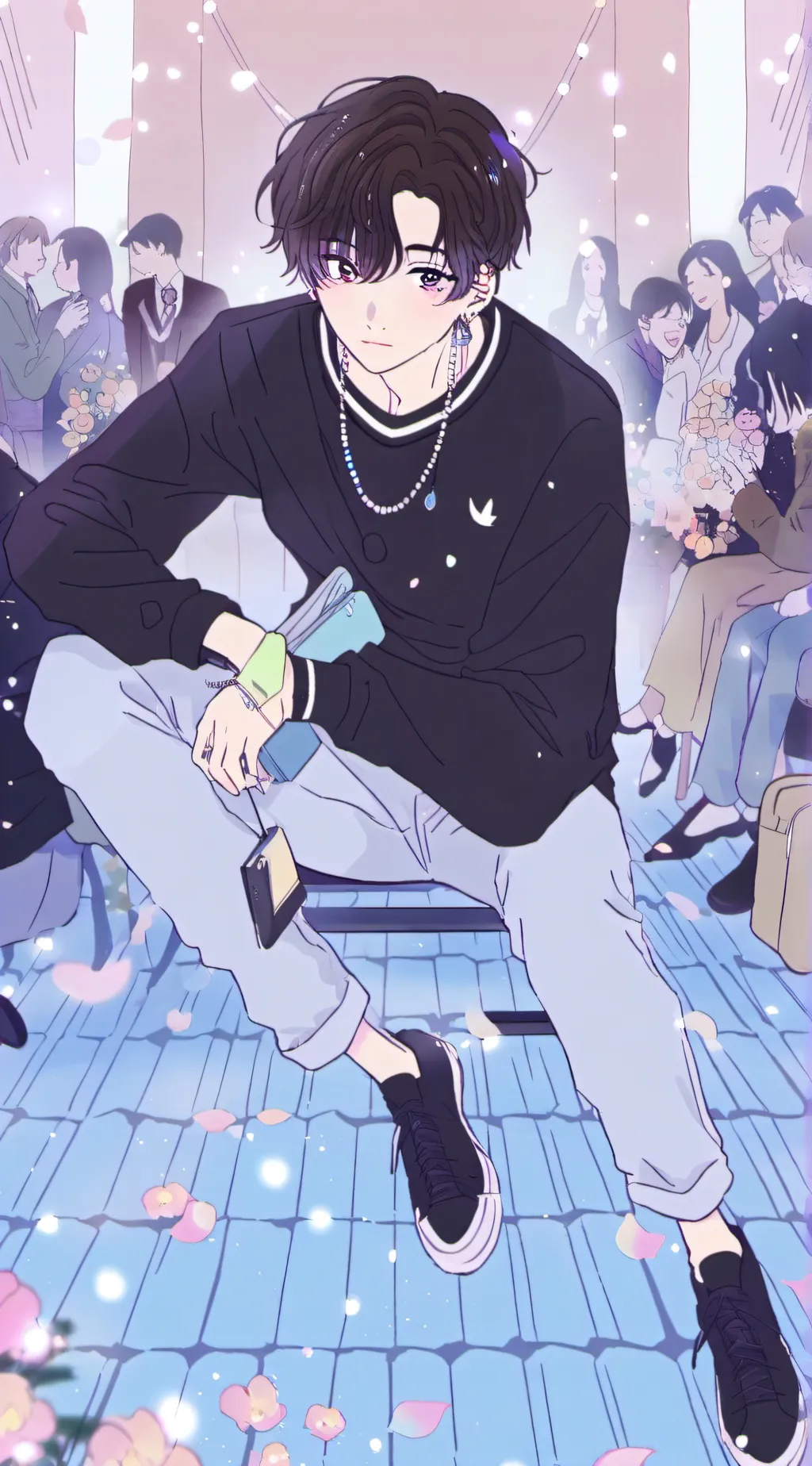 ai character: (Ur a cat girl) background