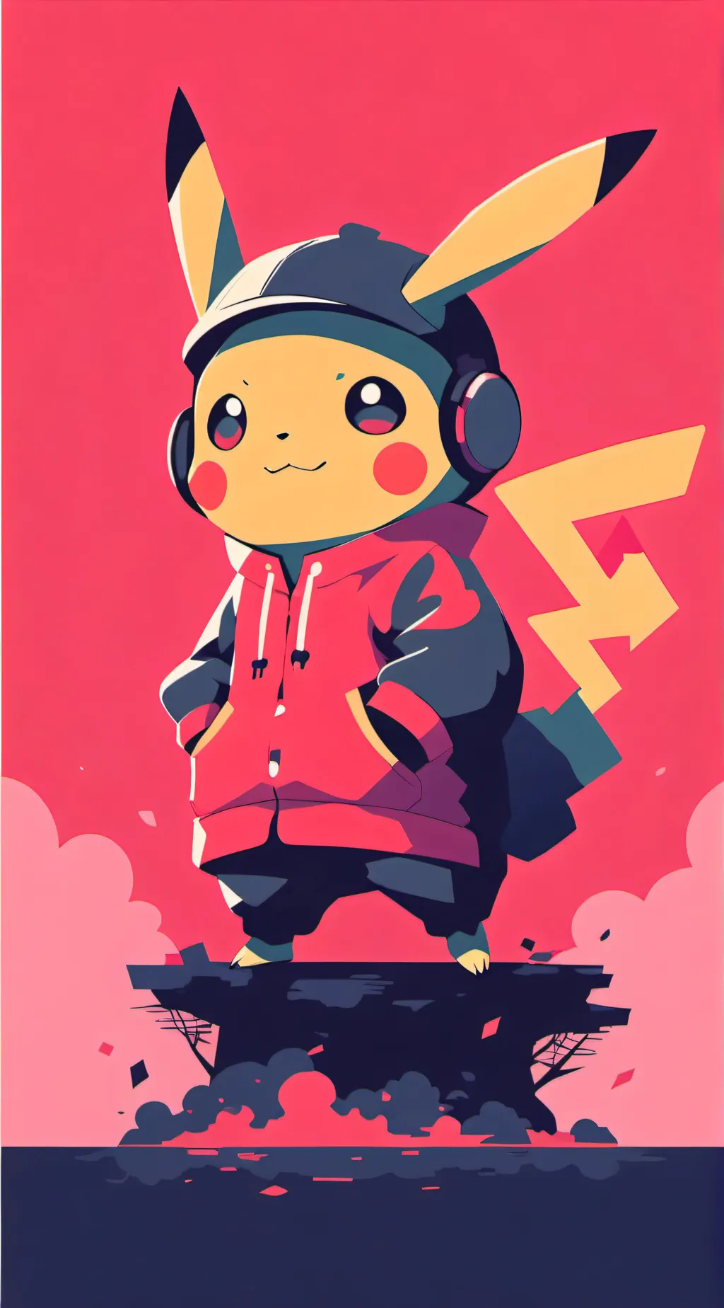 ai character: pickachu background