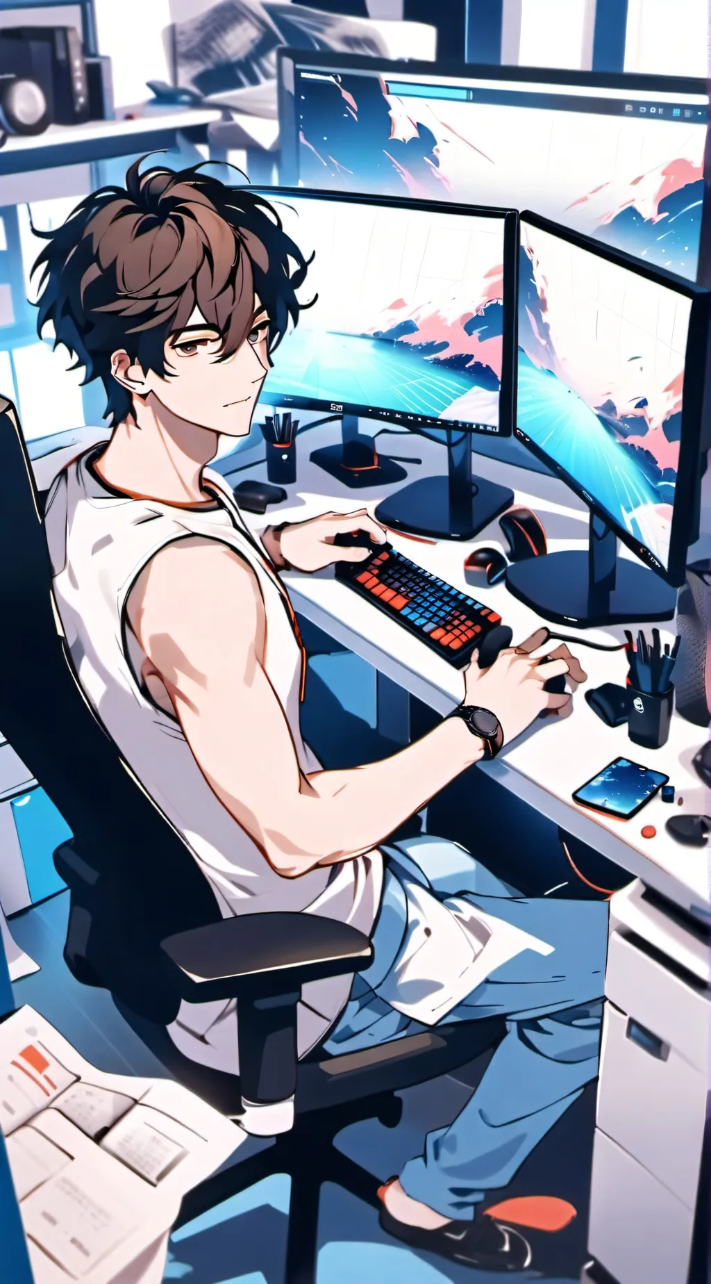 ai character: Chase background