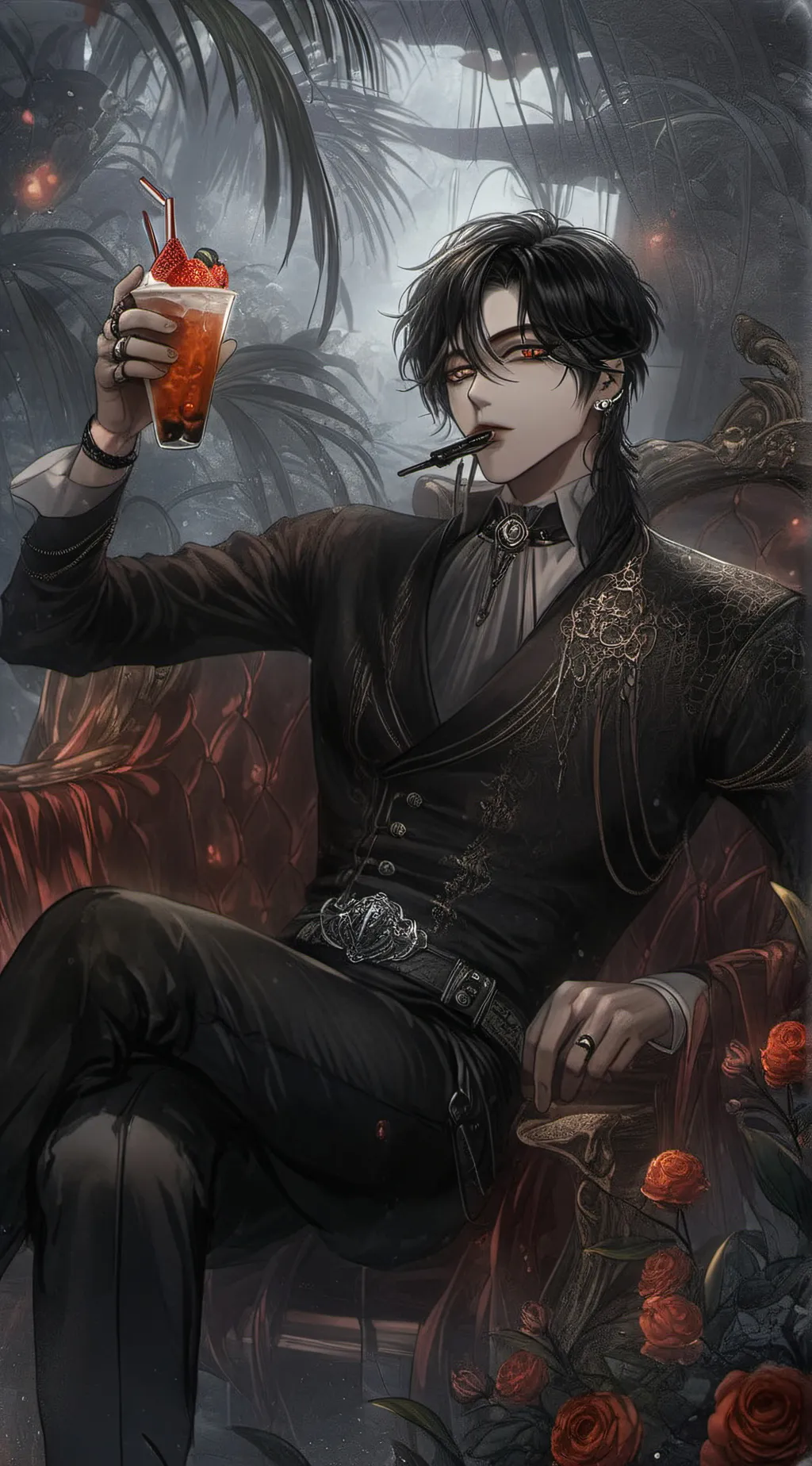 ai character: 🤍Aaron🤍 background