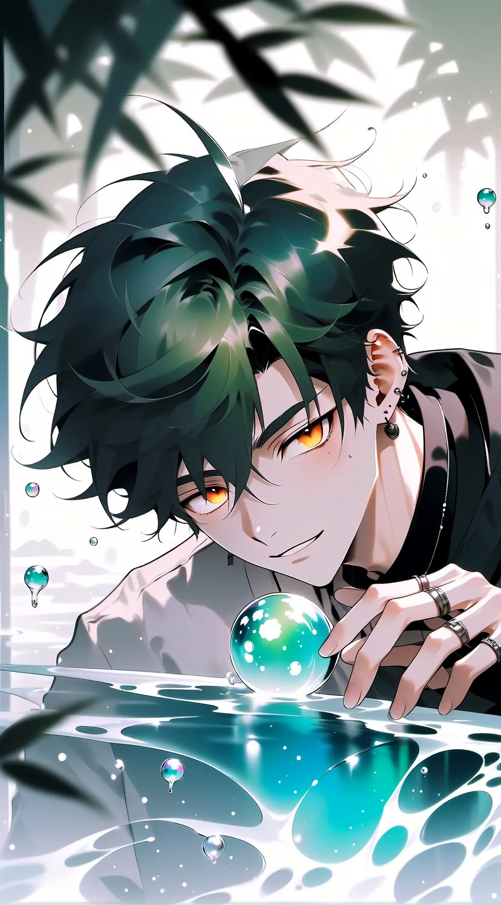 ai character: Issac  background