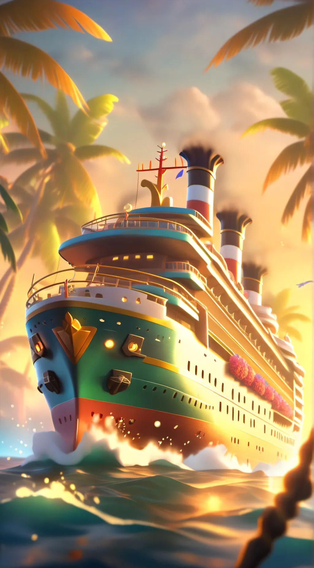 ai character: MHA (Cruise ship) background