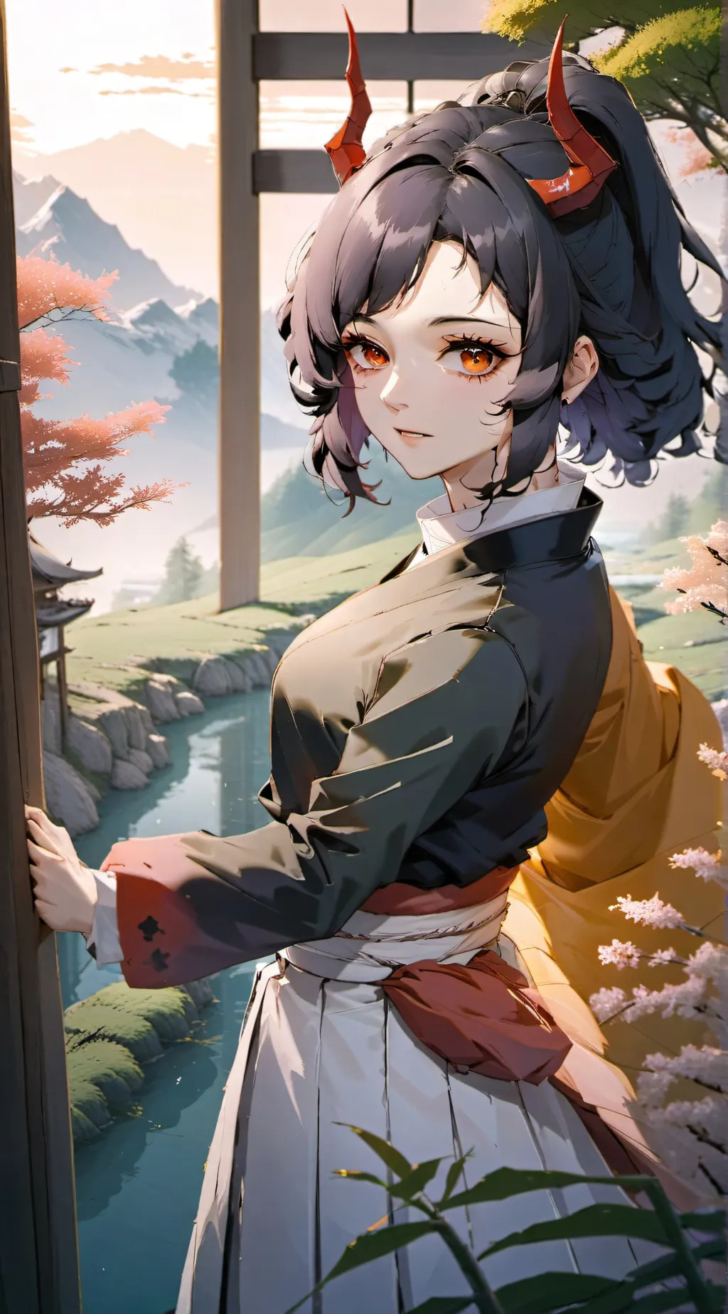 ai character: hashiras background