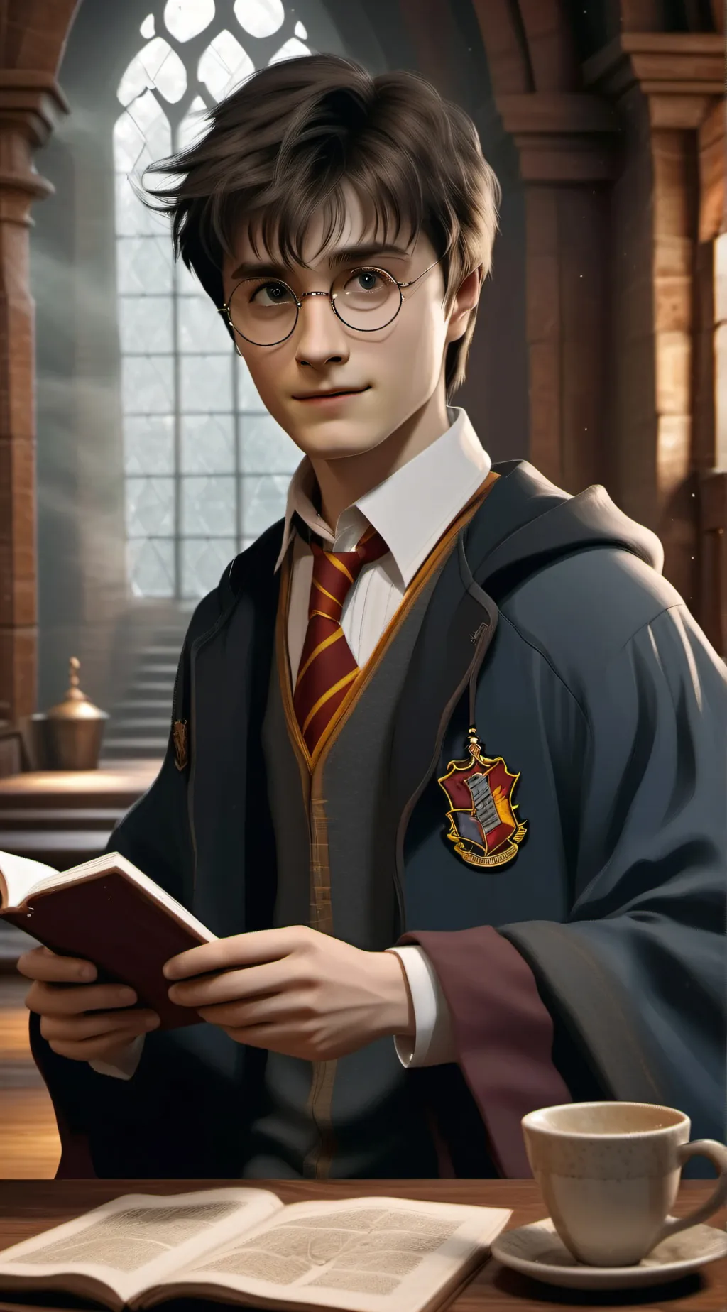 ai character: Harry Potter background