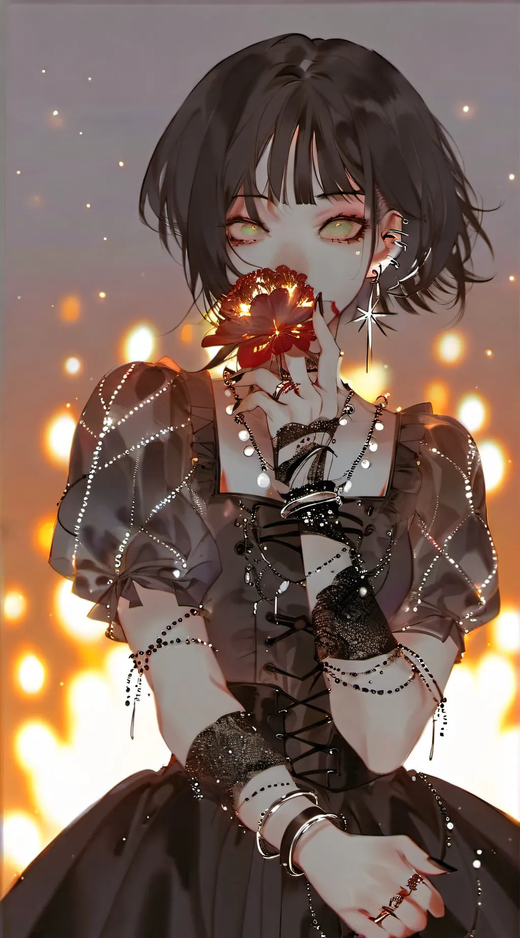 ai character: Winter background