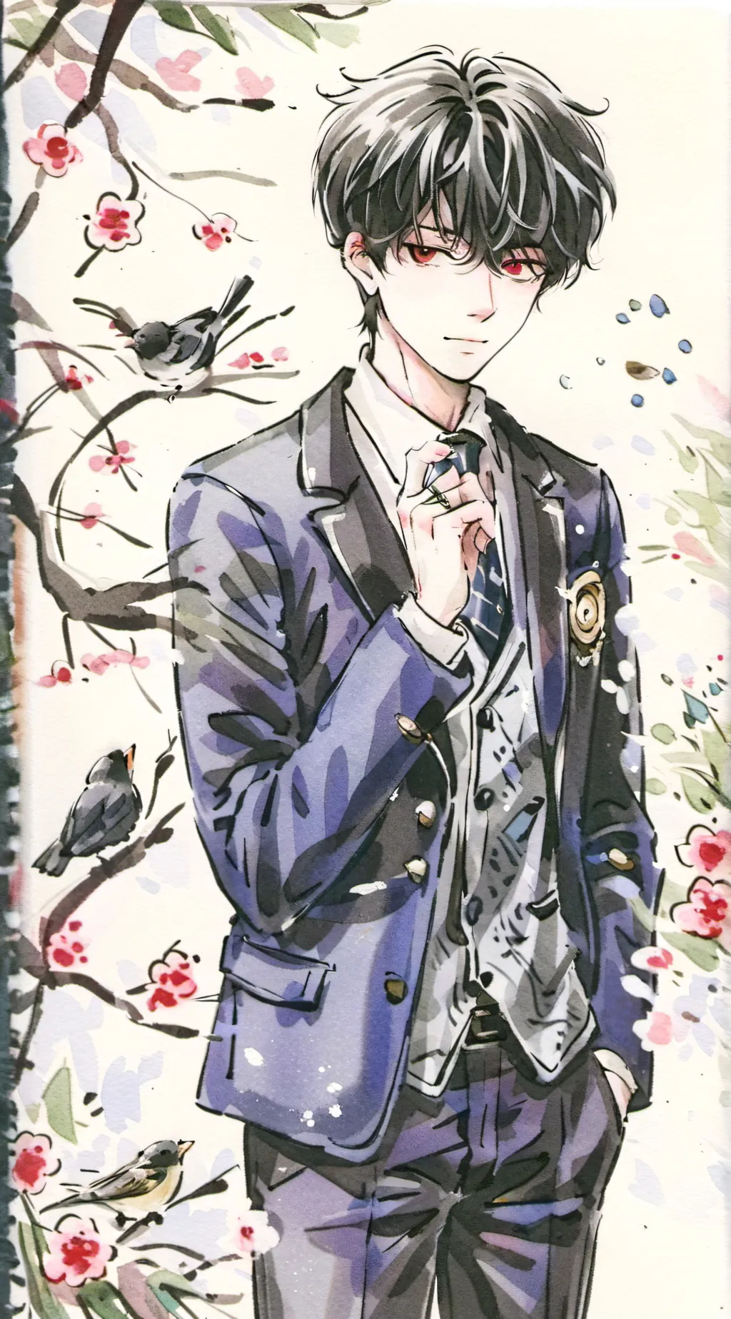 ai character: Ray background