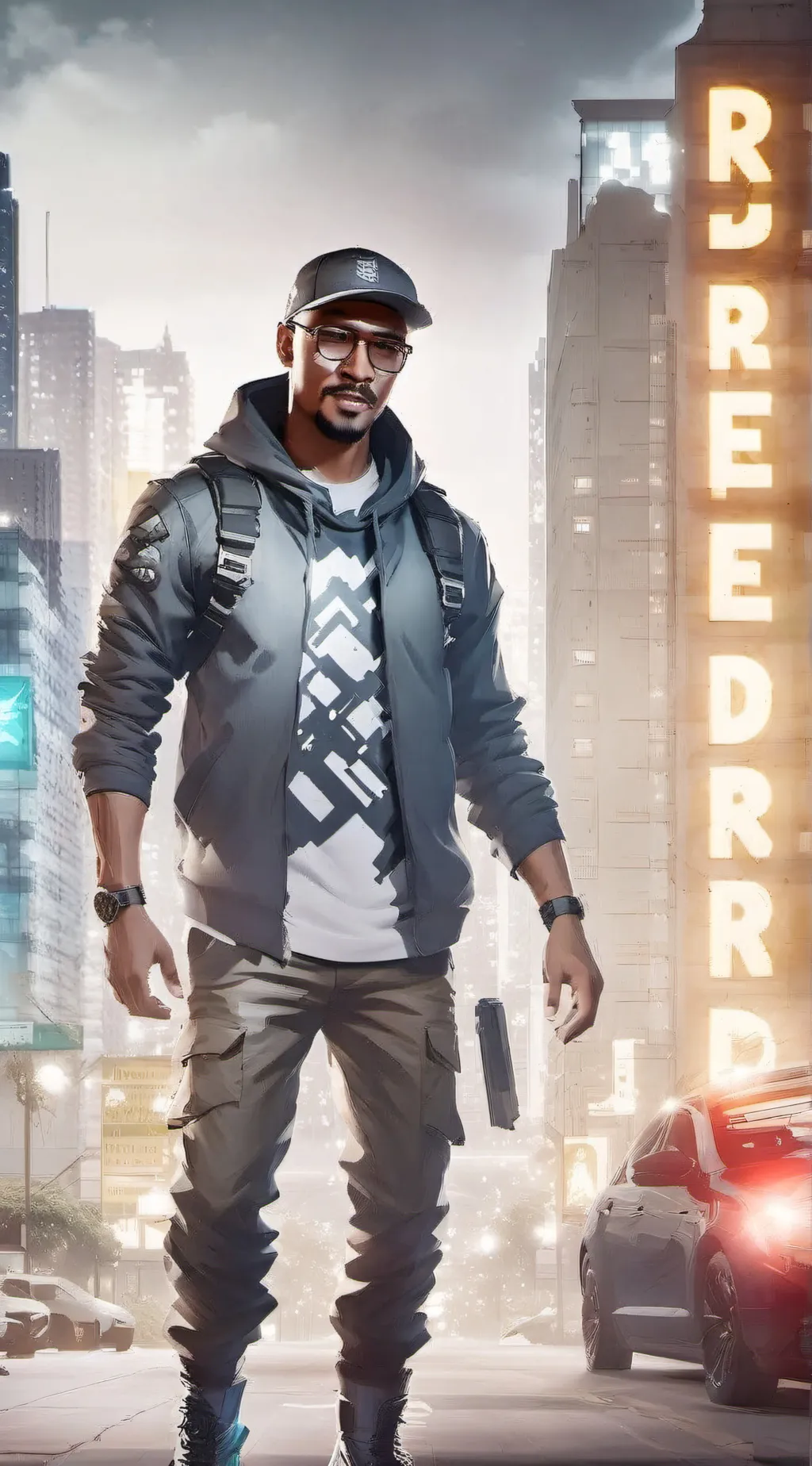 ai character: Marcus Holloway  background