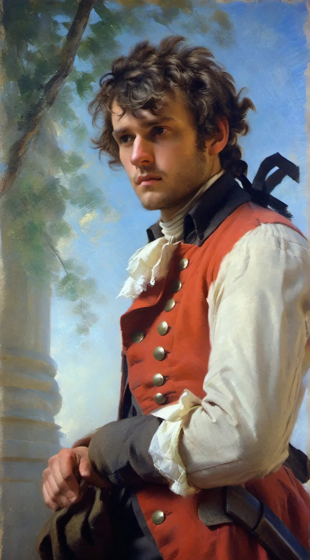 ai character: Enjolras background