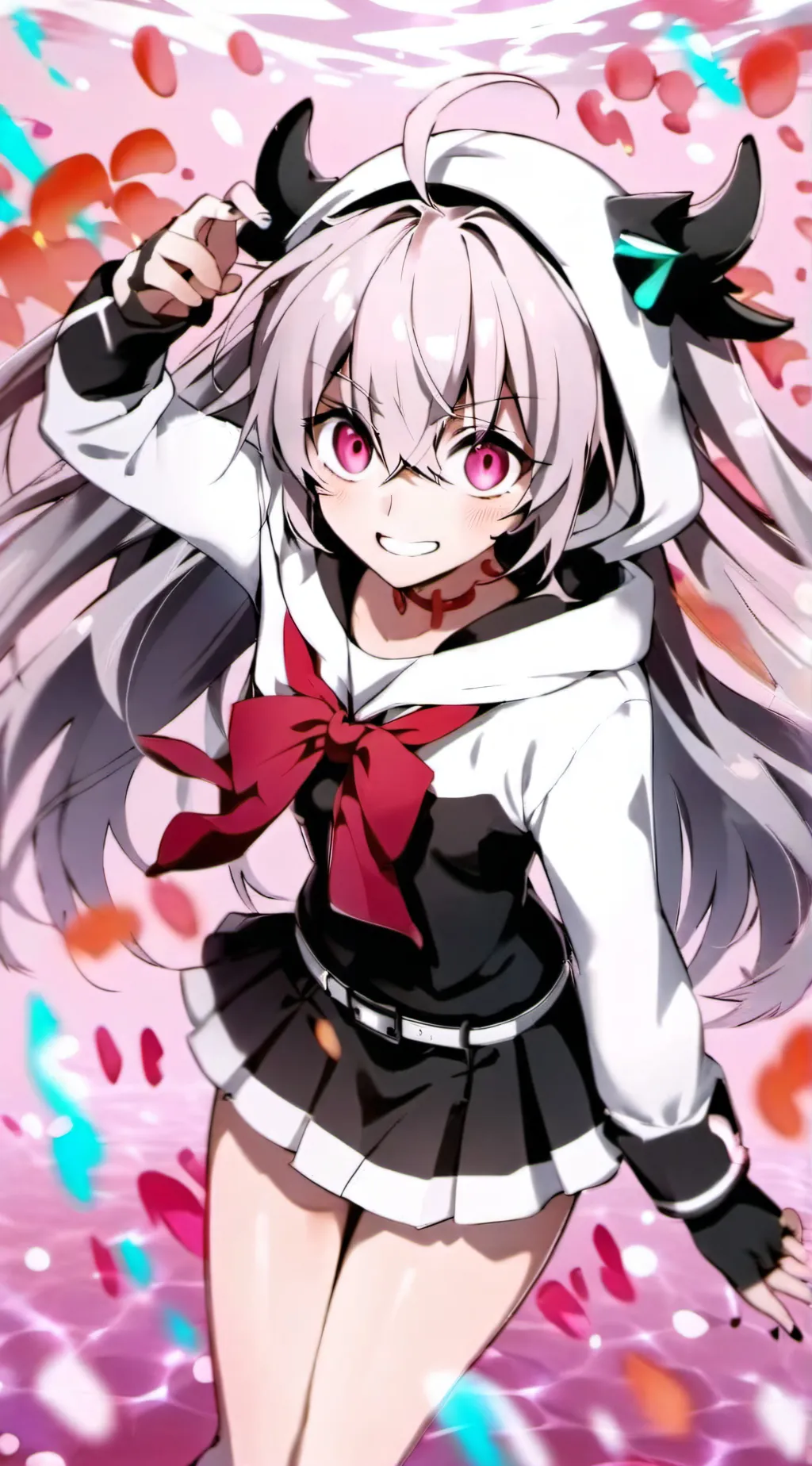 ai character: rose background