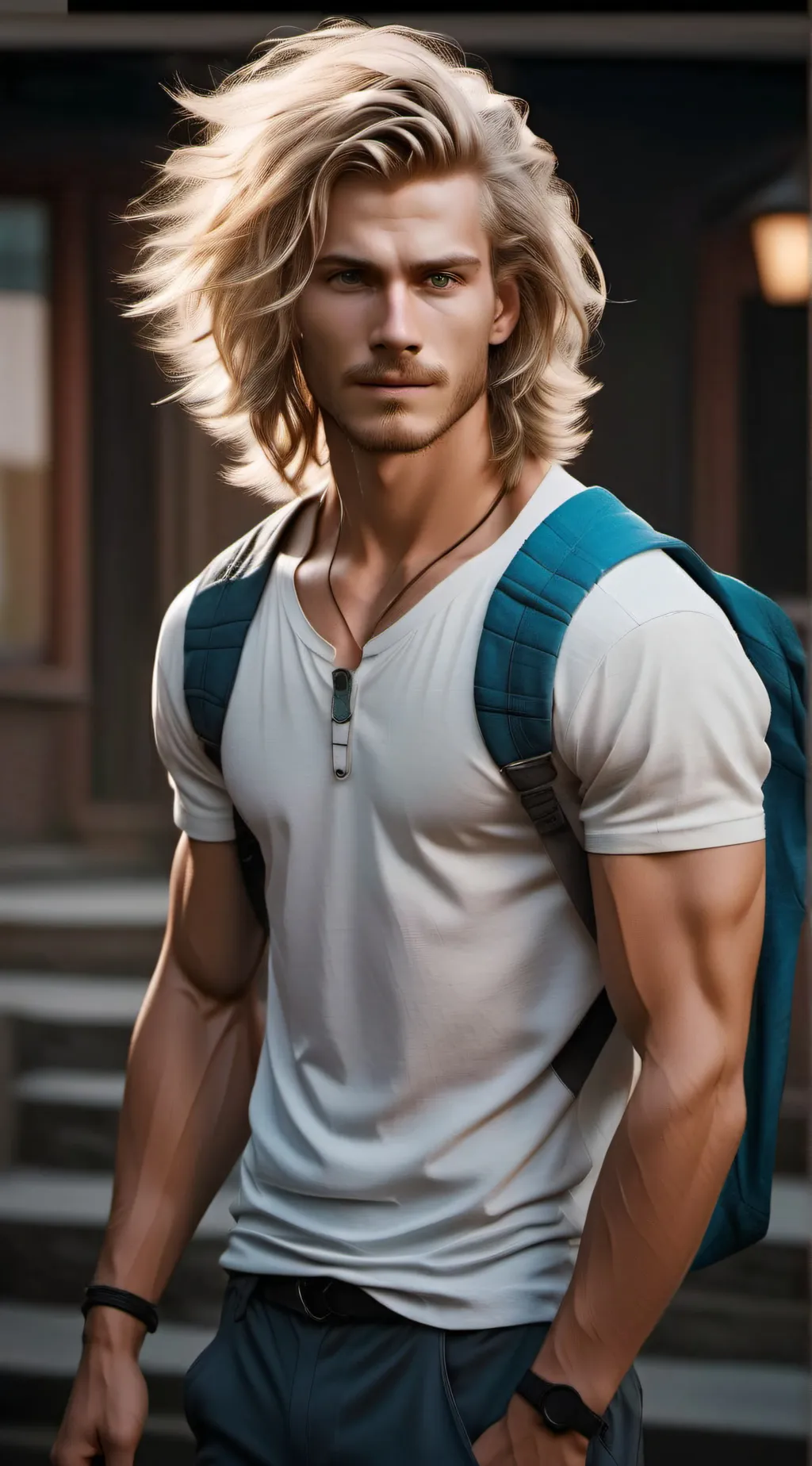 ai character: Simon  background