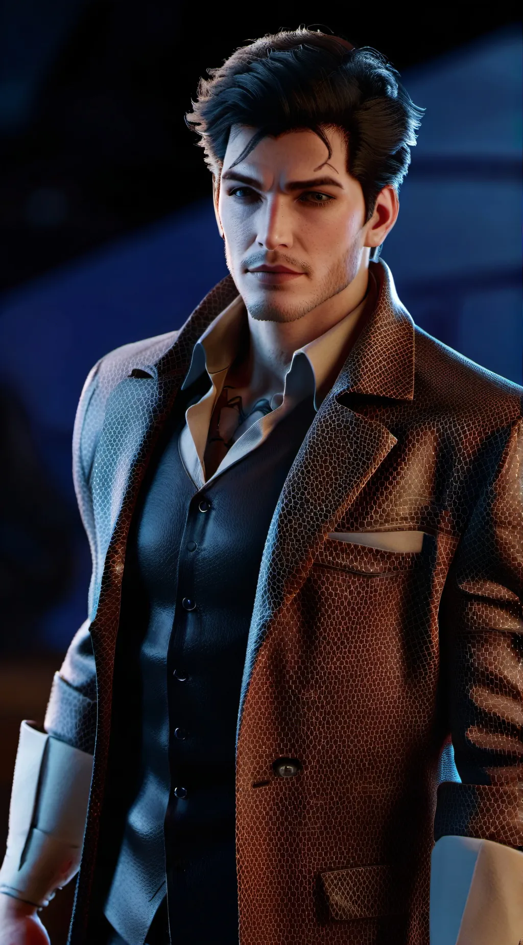 ai character: Zachary zatara  background