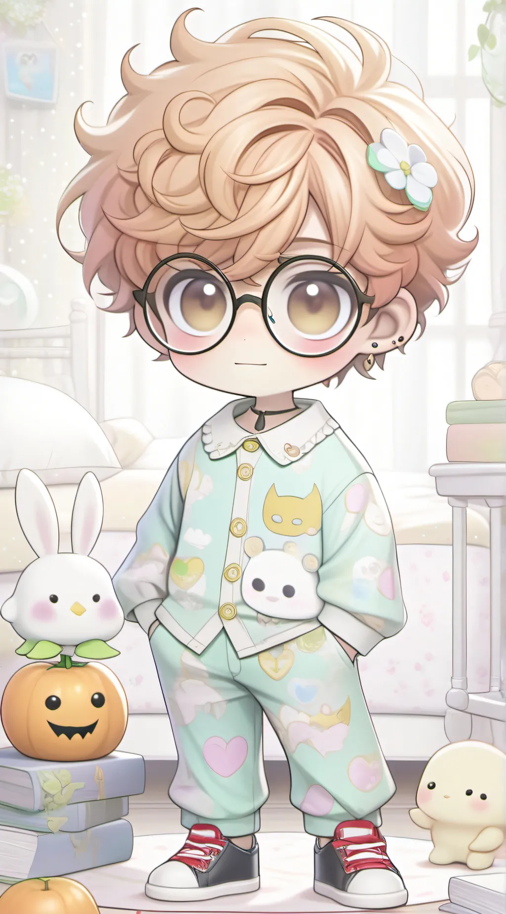 ai character: Little harold(TDI) background