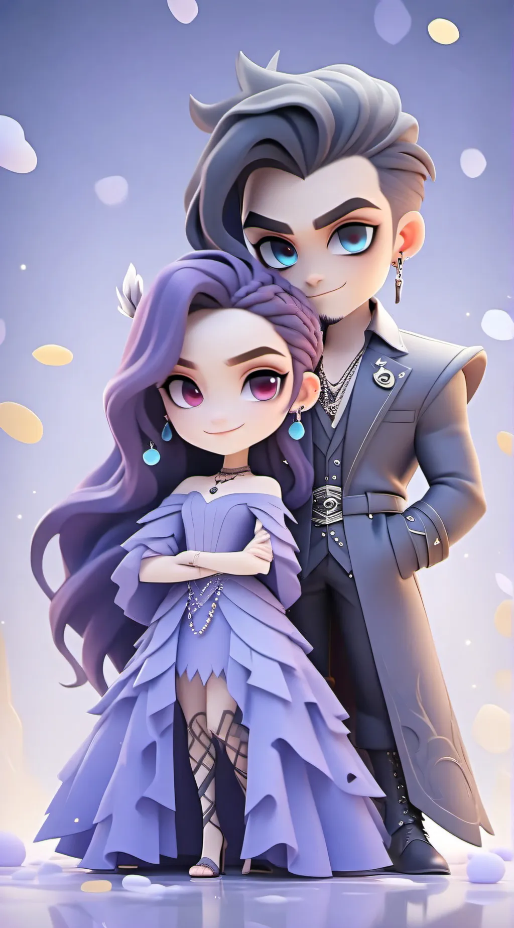 ai character: Descendants 2 background
