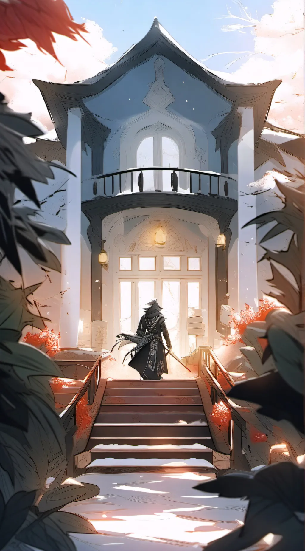 ai character: The Mansion background