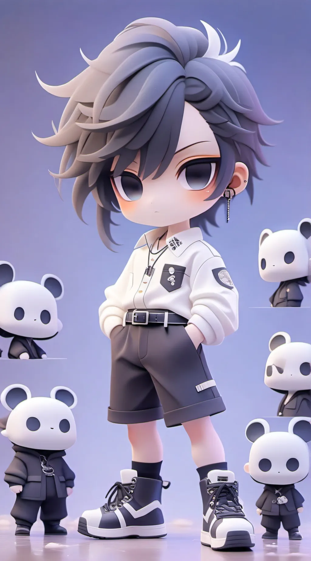 ai character: Damien background
