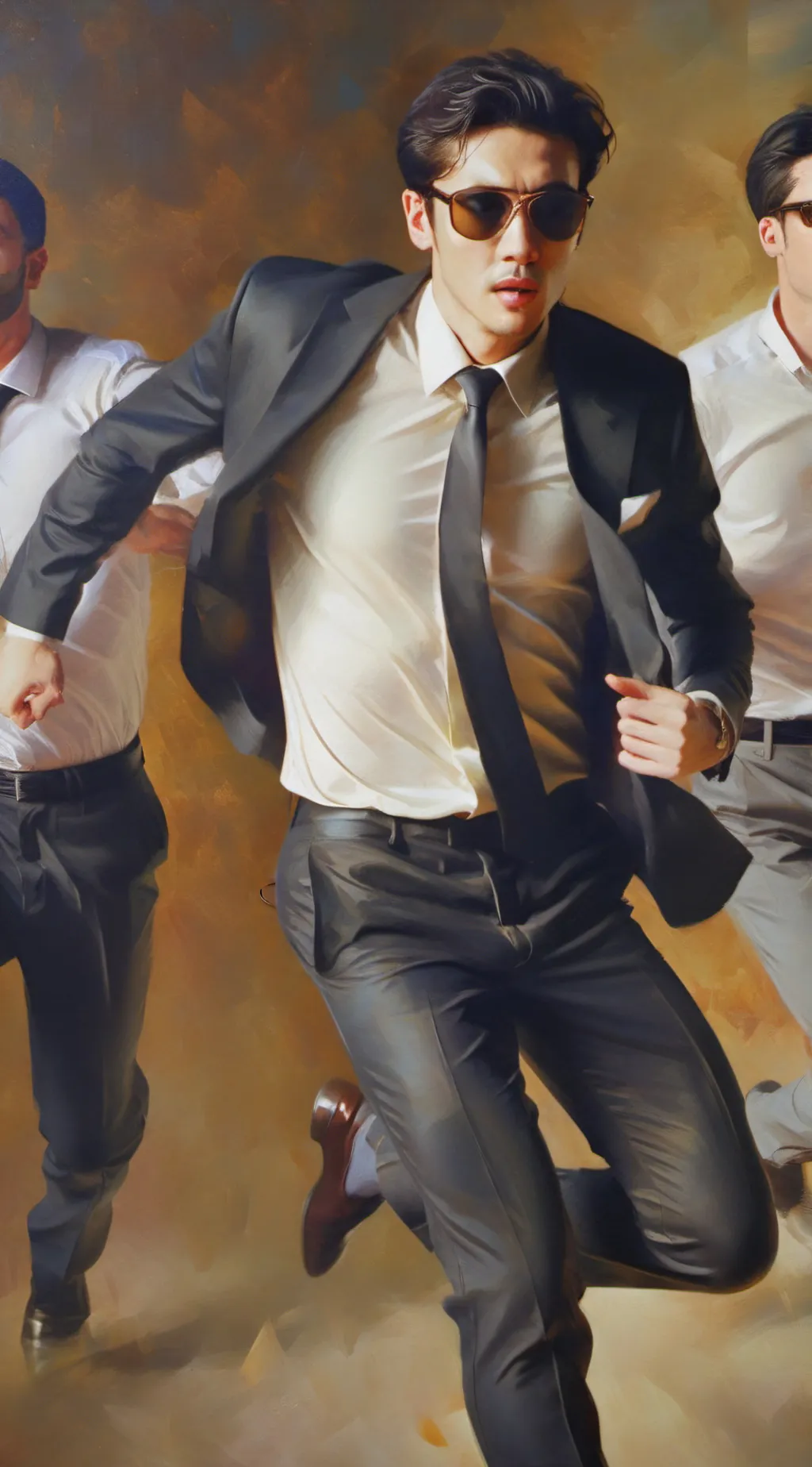 ai character: run for the money background