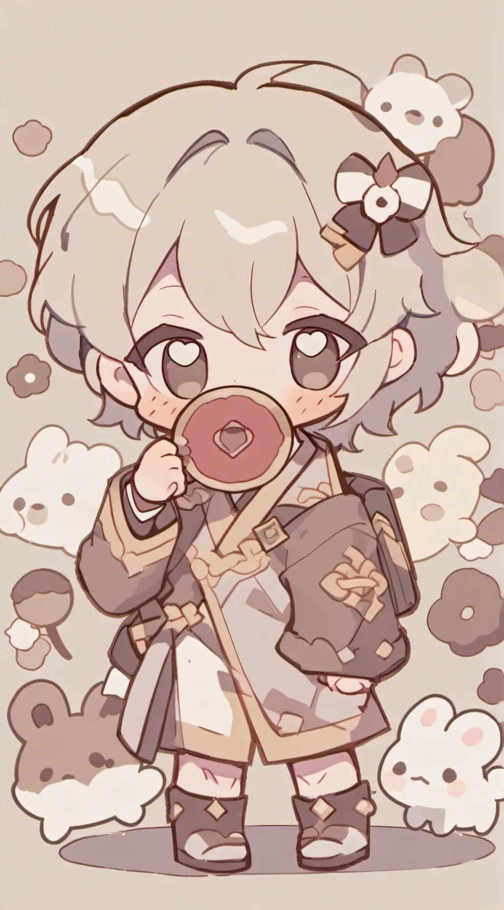 ai character: Baby Abbie background