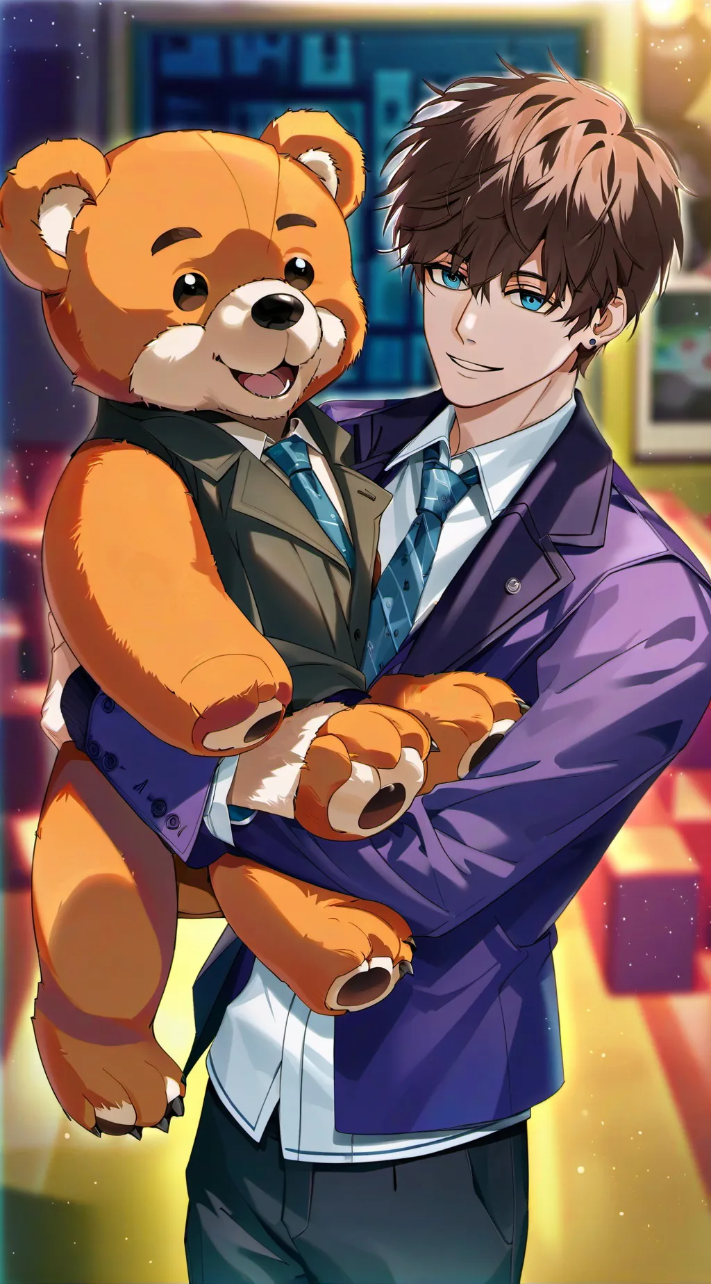 ai character: Fnaf birthday  background