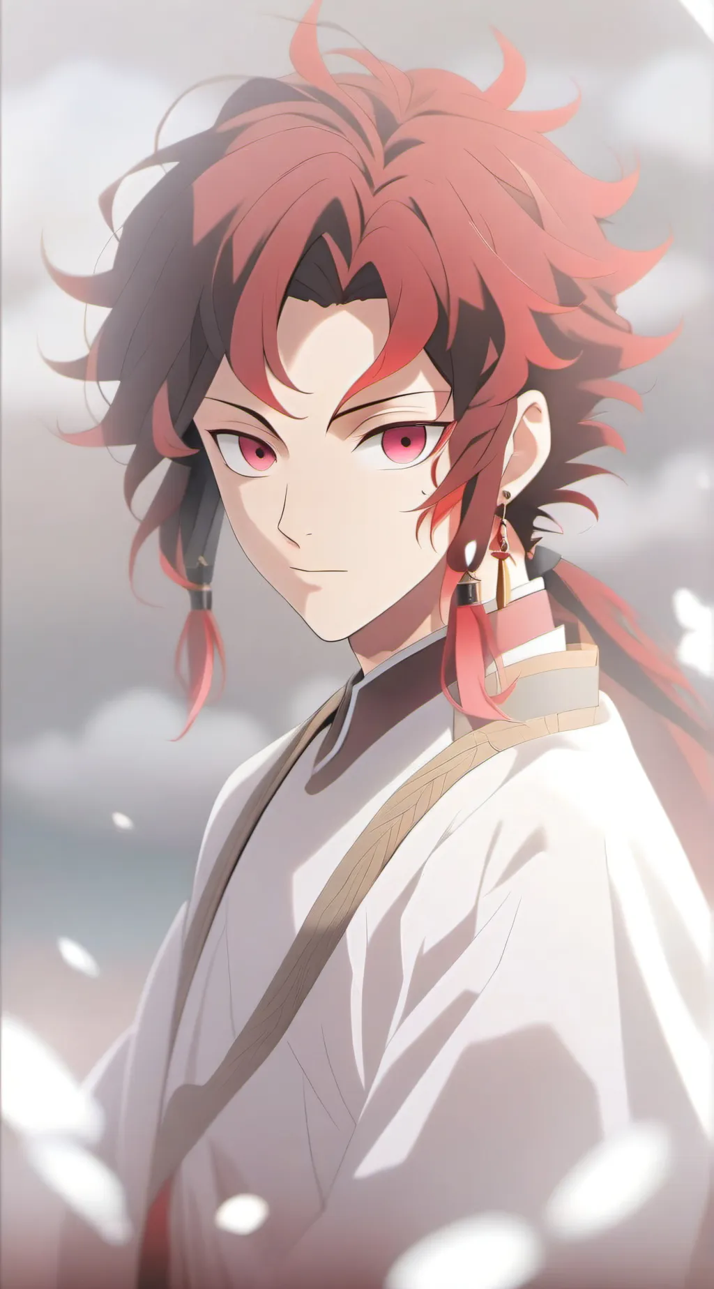 ai character: Young Yoriichi(ds) background