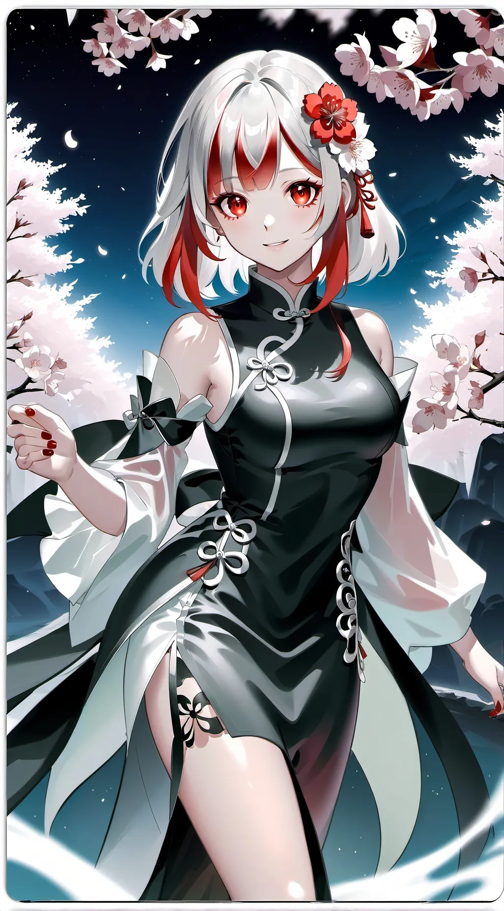 ai character: Aurora background