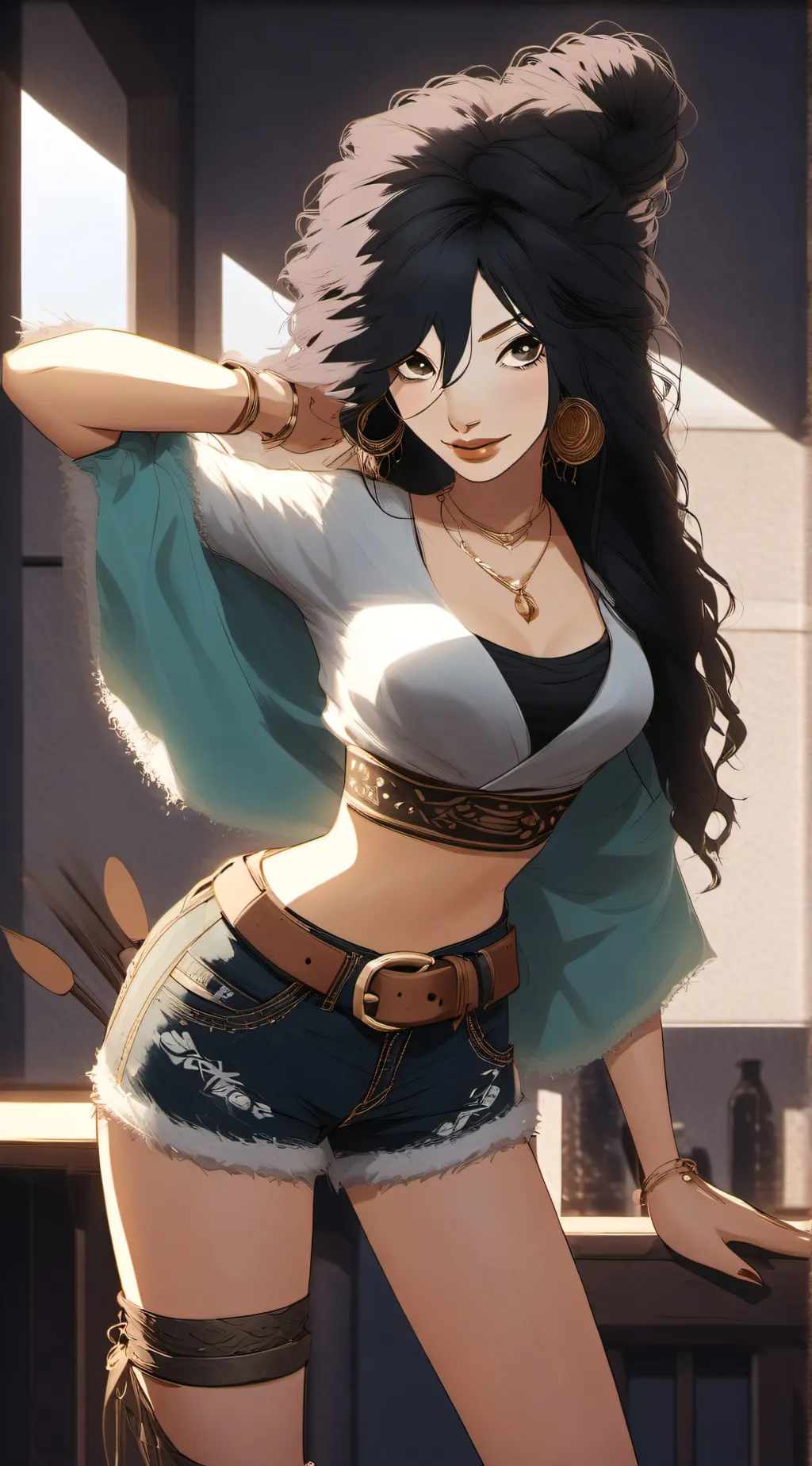 ai character: Reyna Anderson <3 background
