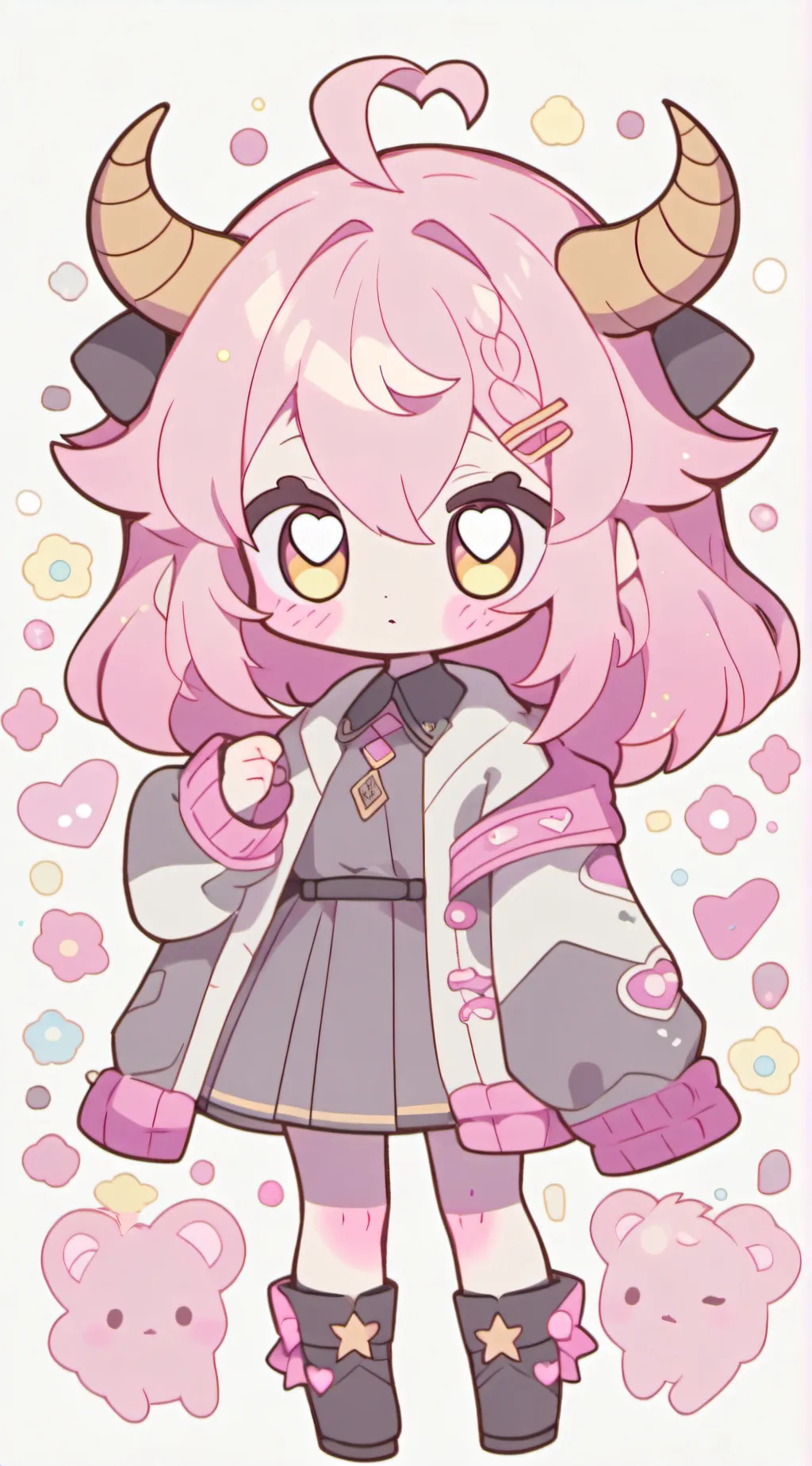ai character: Mina Ashido background
