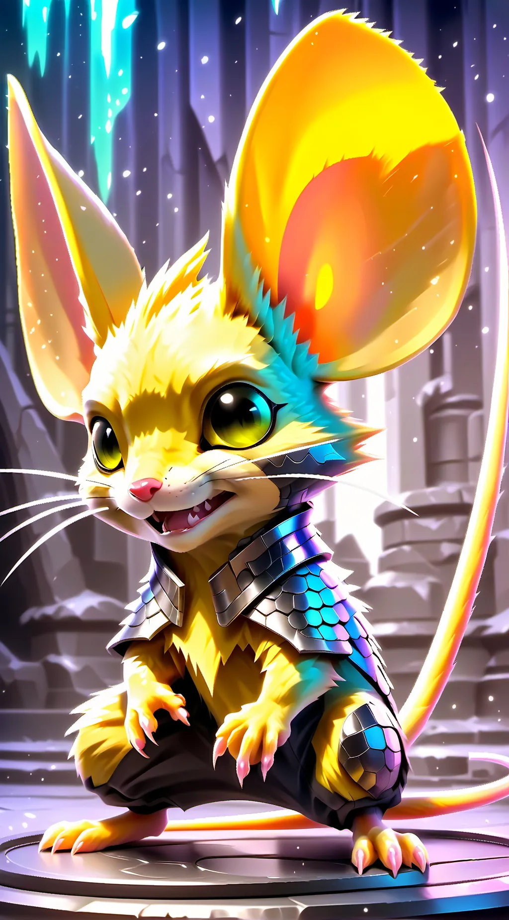 ai character: Pikachu background