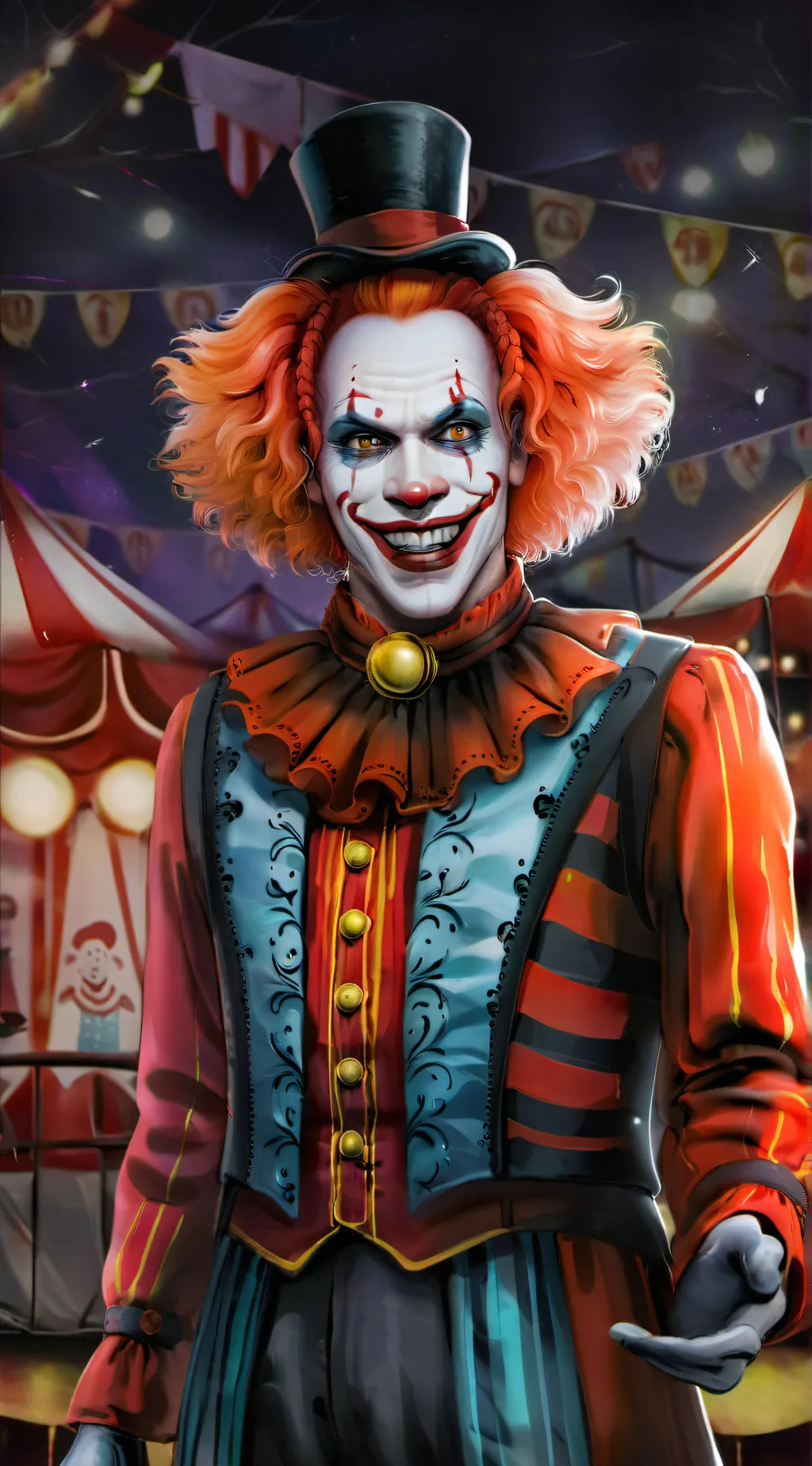 ai character: Jack Evil Clown background