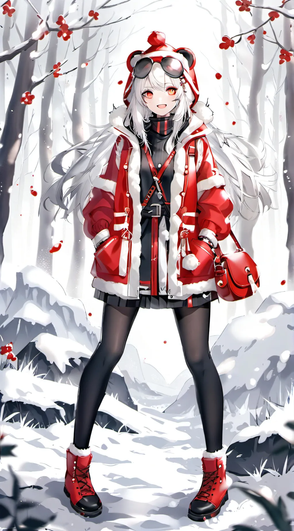 ai character: Leah  background