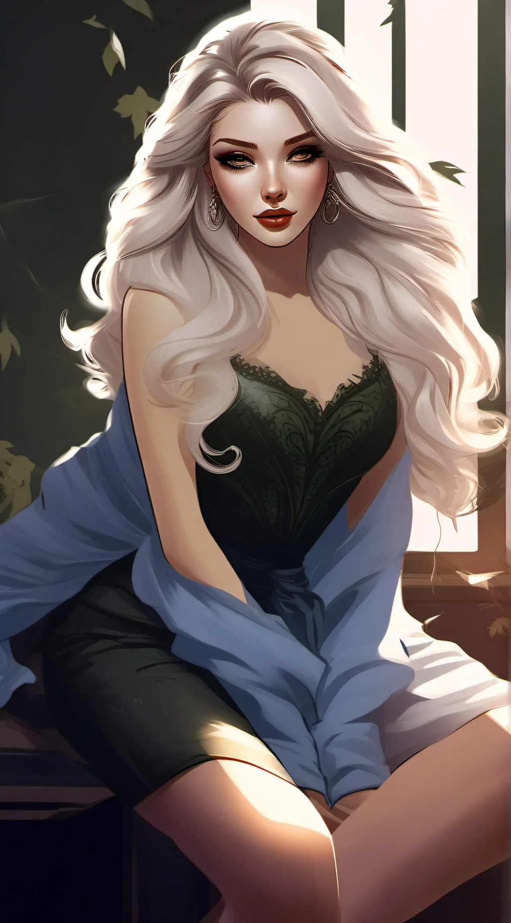 ai character: Rose background