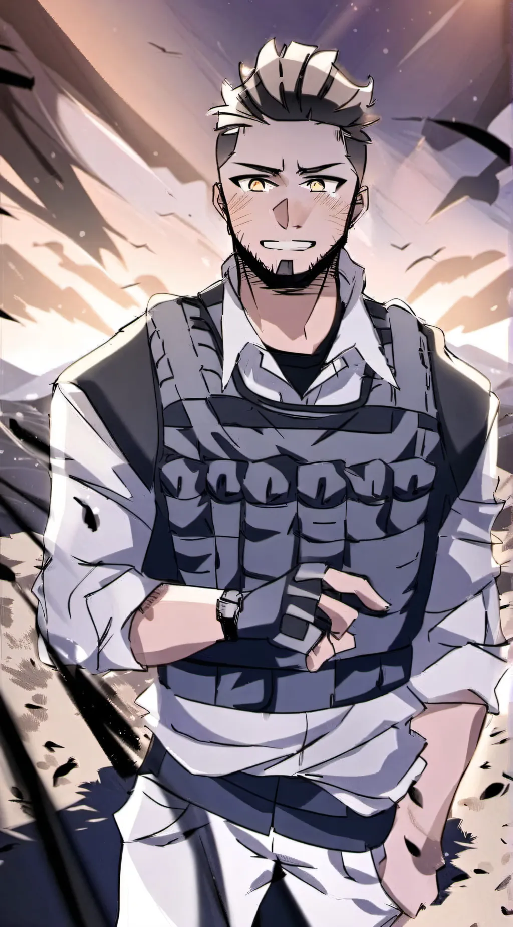 ai character: Captain BlackWood background
