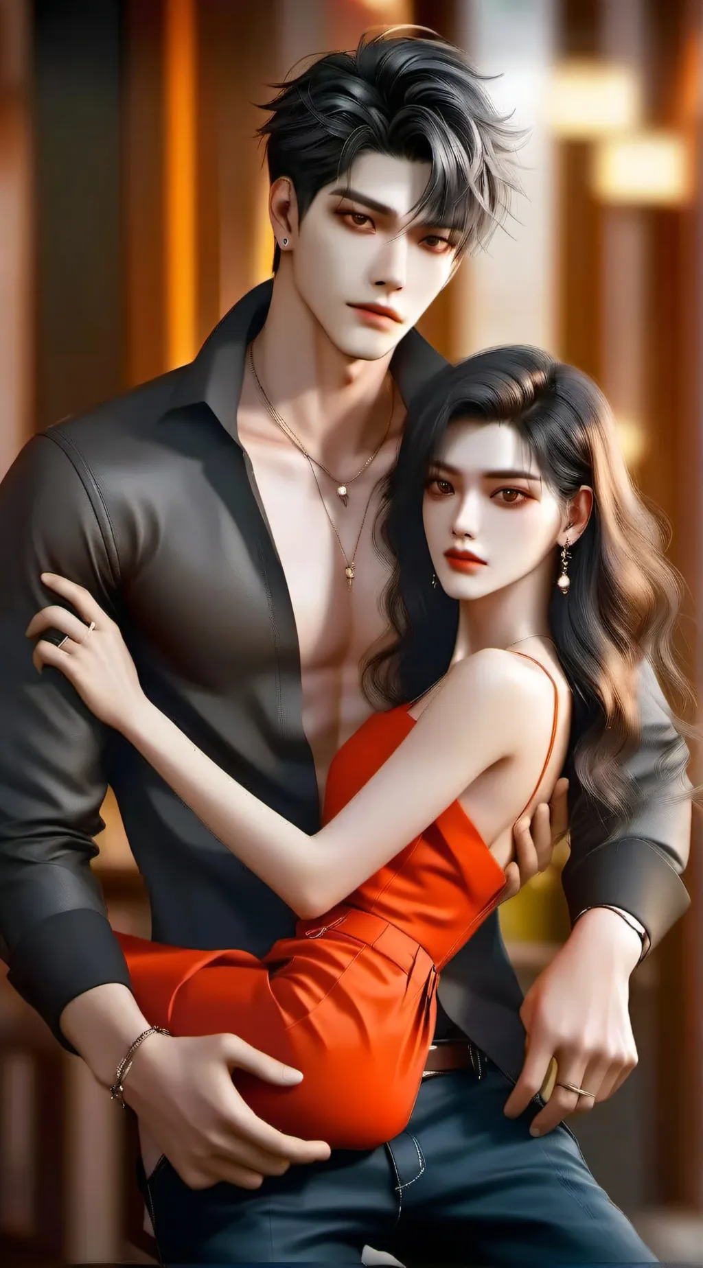 ai character: Zack(Red flag) background