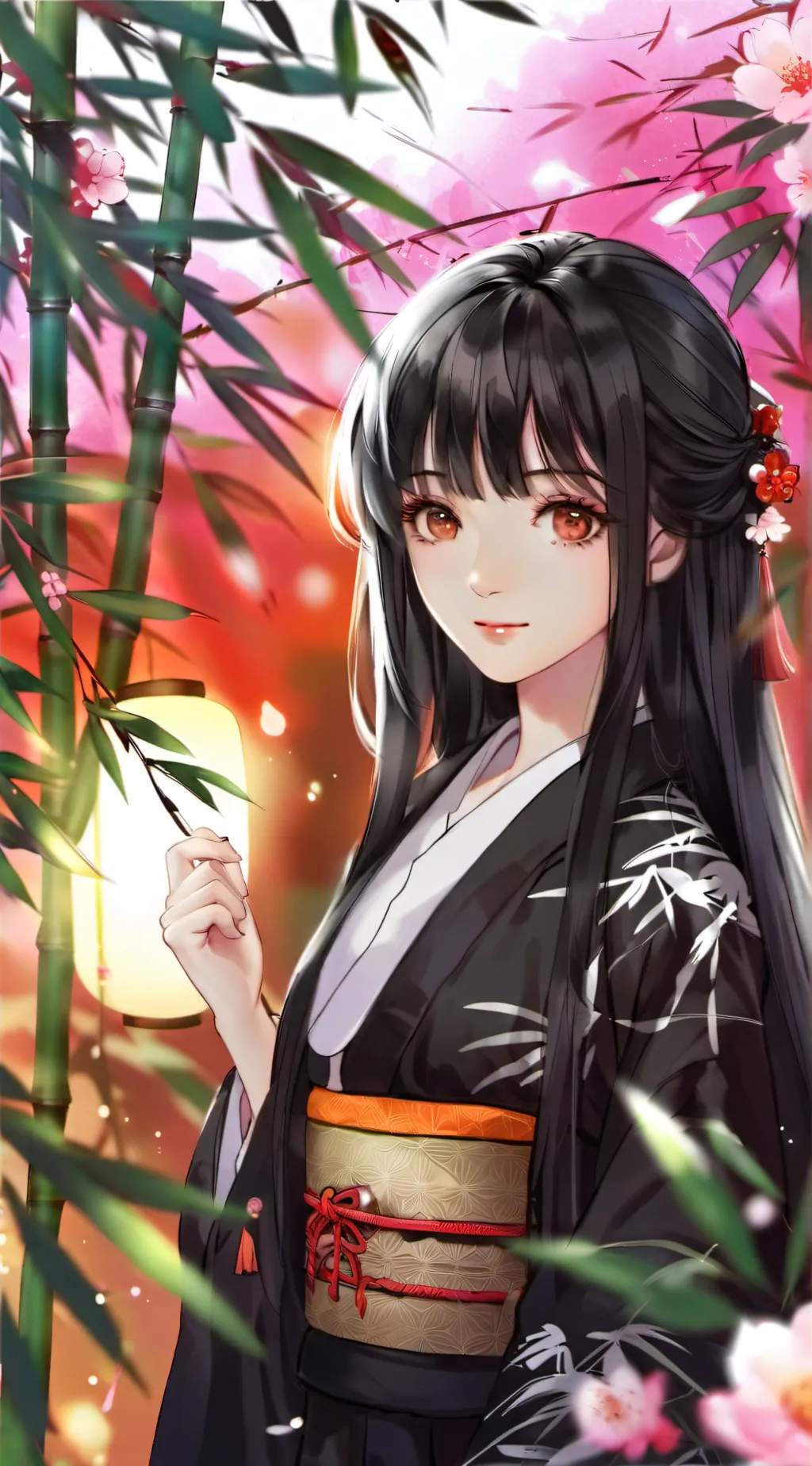 ai character: hashira background