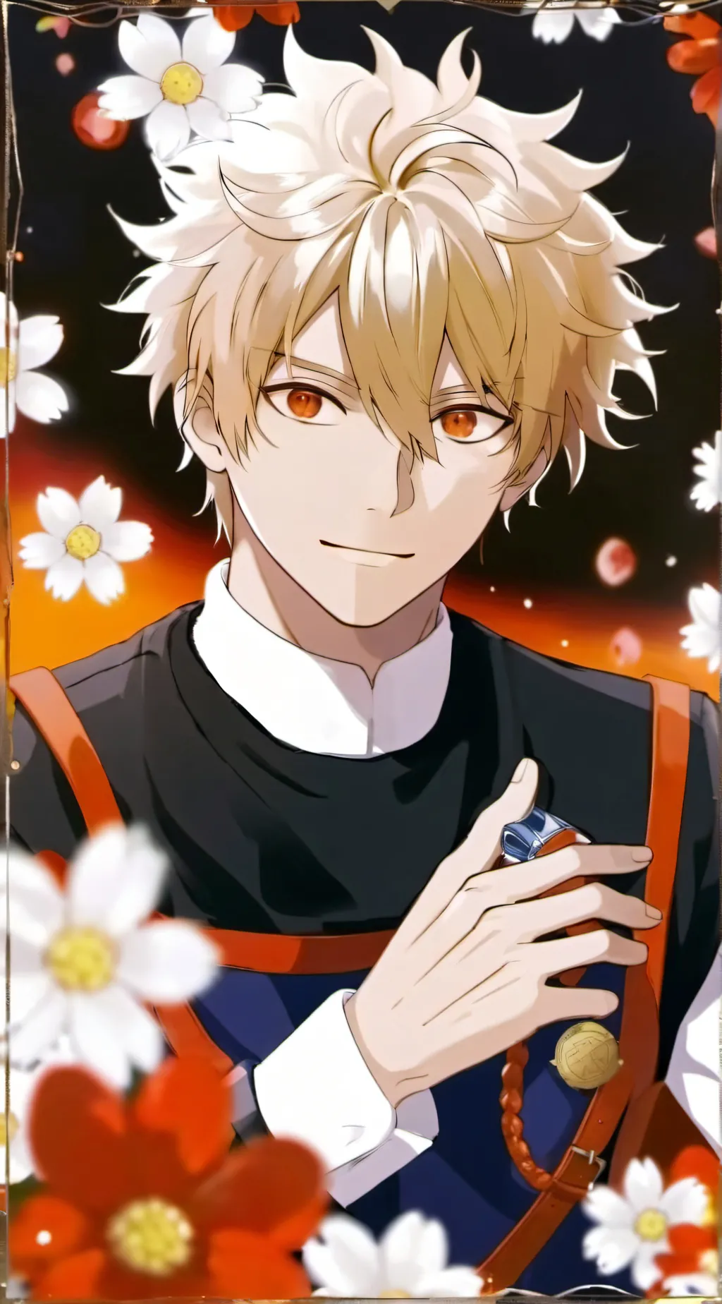 ai character: Bakugo katsuki background