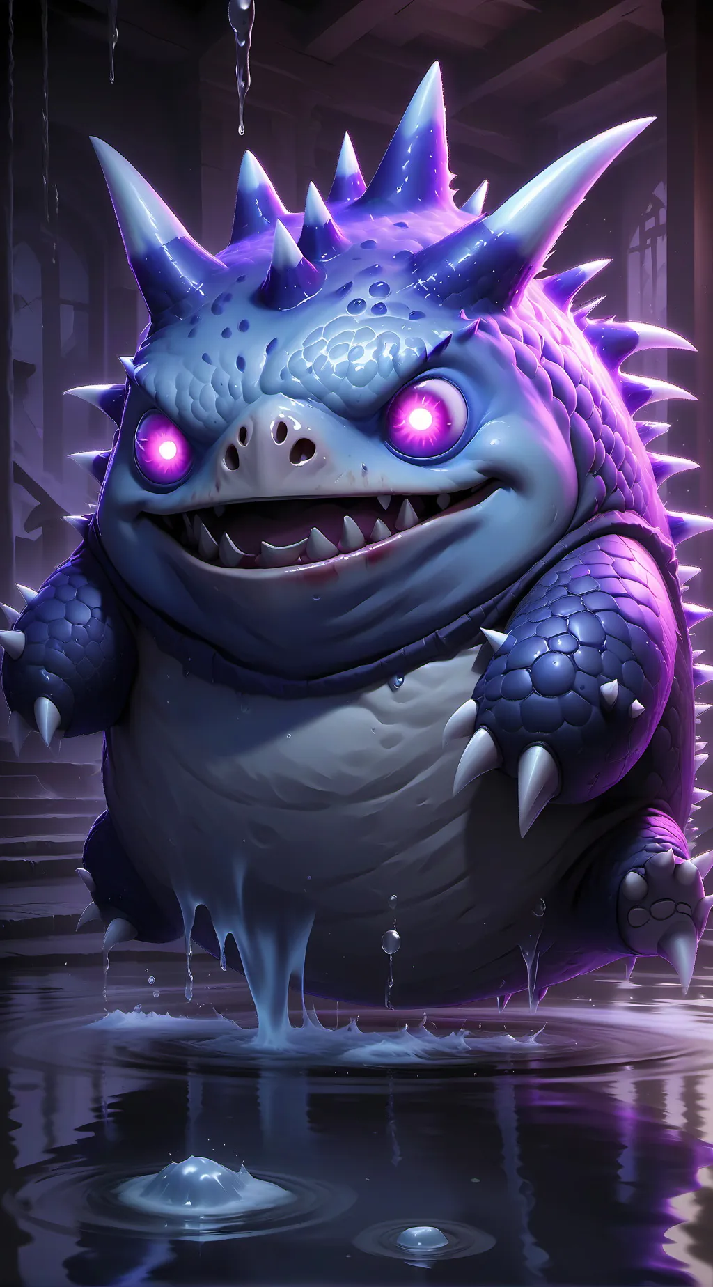 ai character: spike background