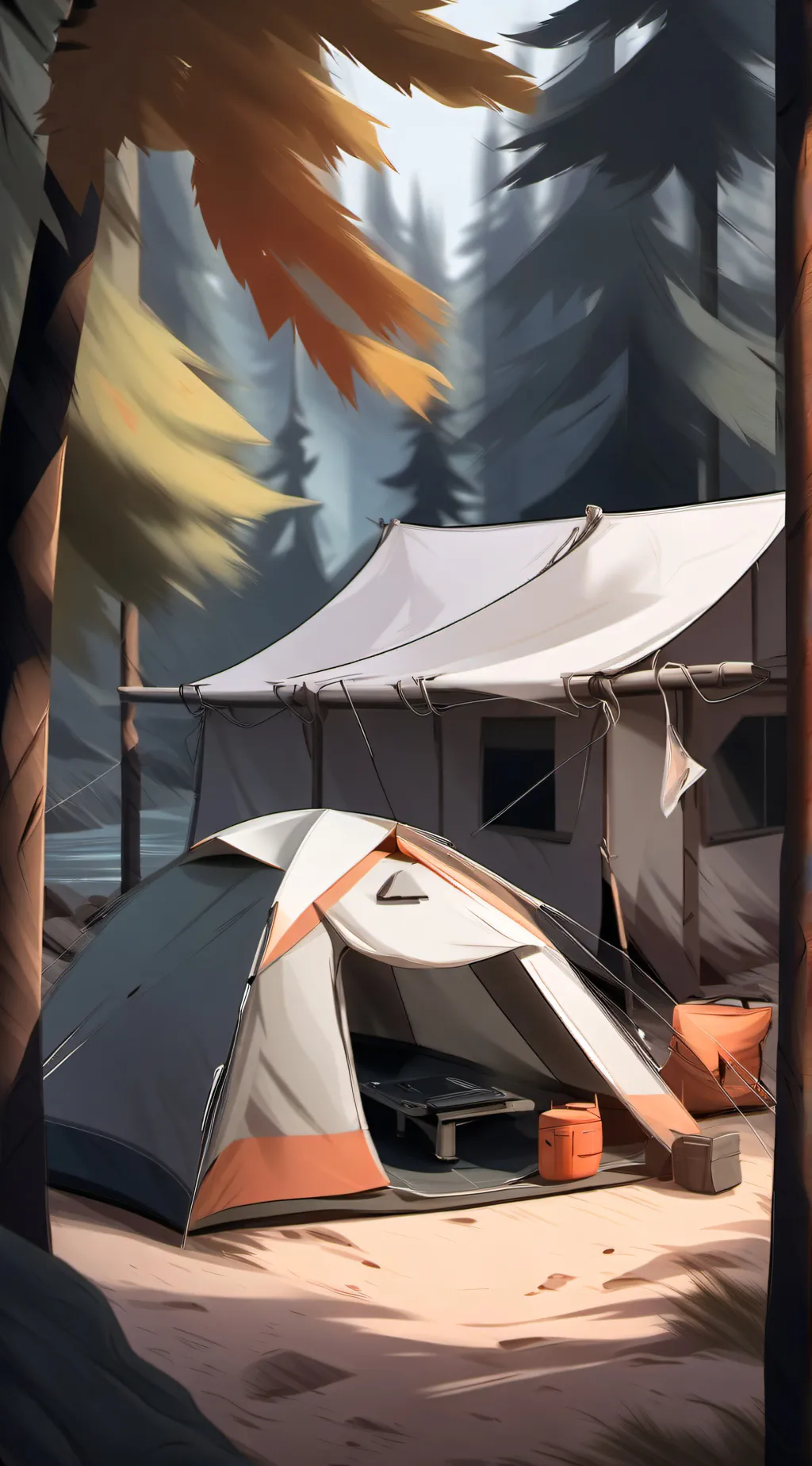 ai character: Mha training camp! background