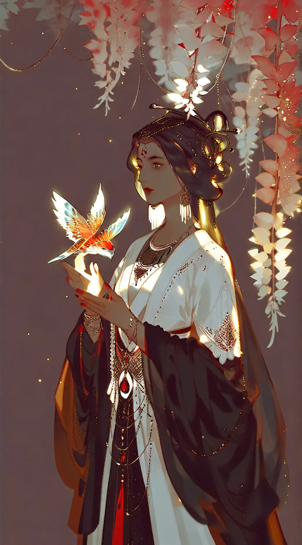 ai character: girlfriend background