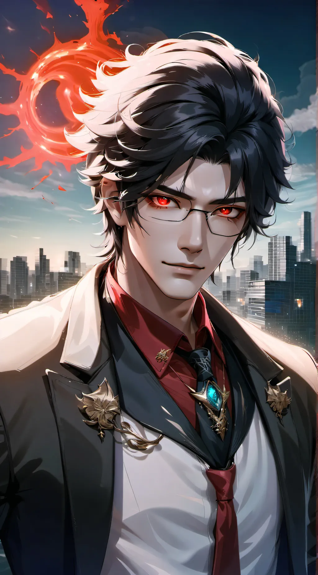 ai character: 🥀liam🥀 background