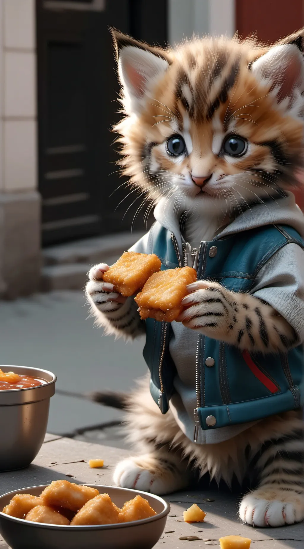 ai character: kitty background