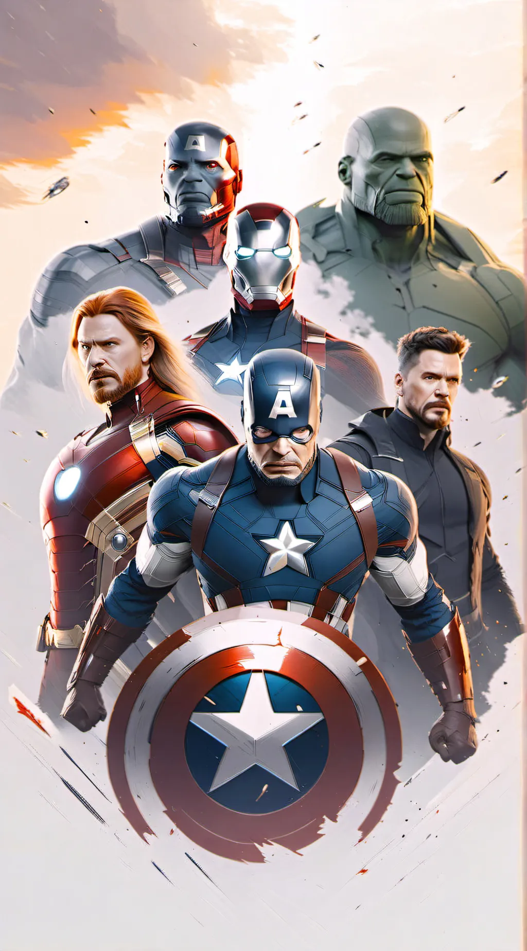 ai character: Avenger 7 background