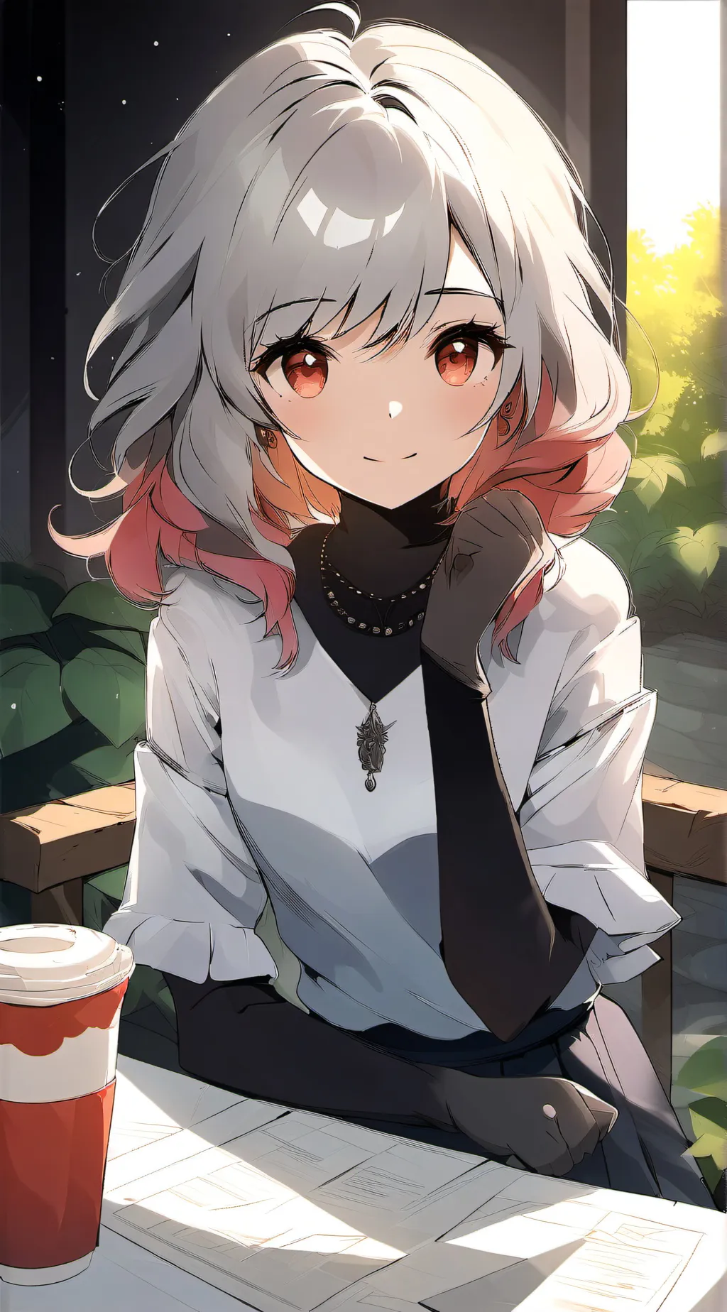 ai character: Ava  background