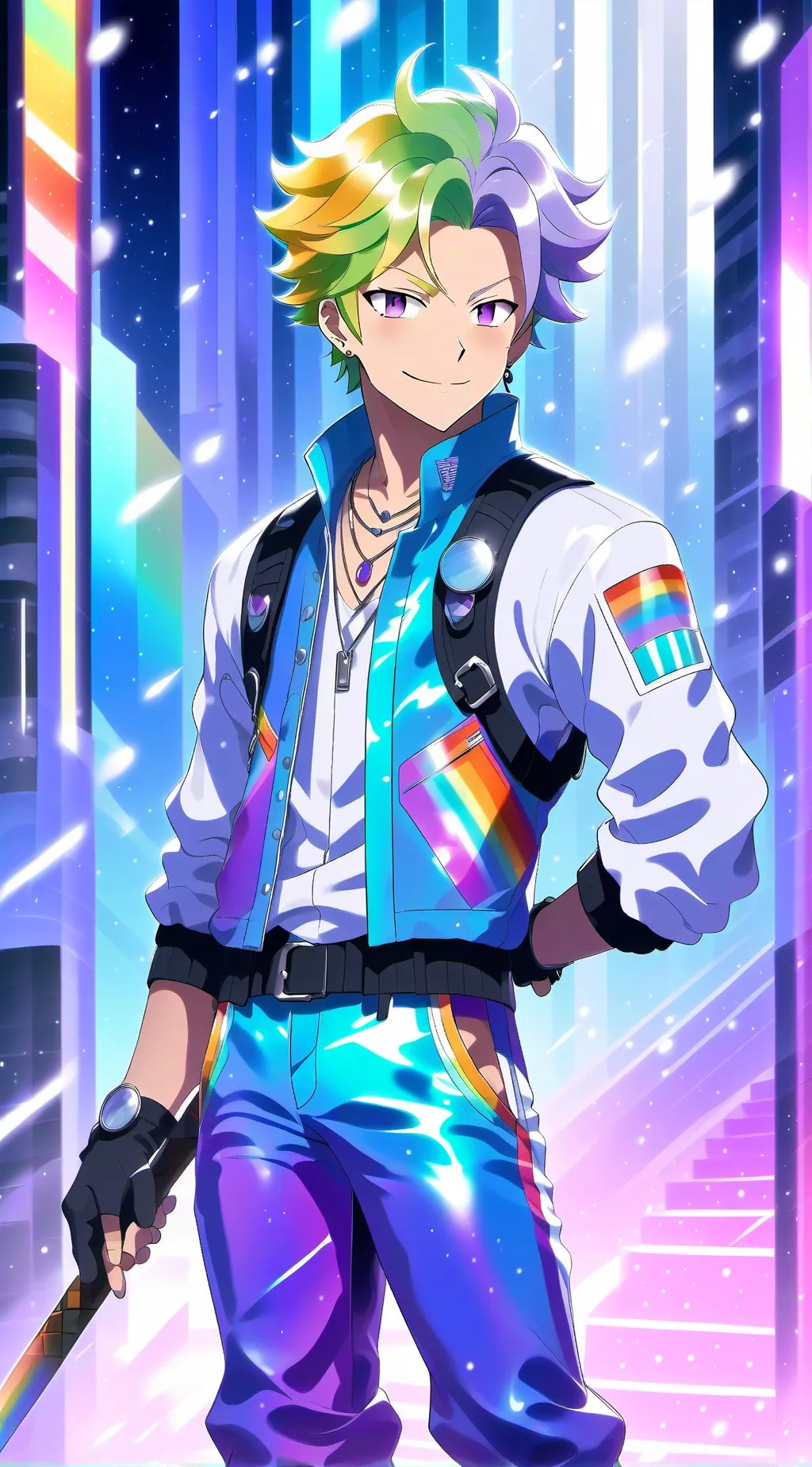 ai character: Aoyama and 1-A background