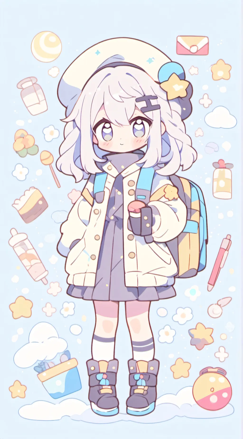 ai character: mha classroom background