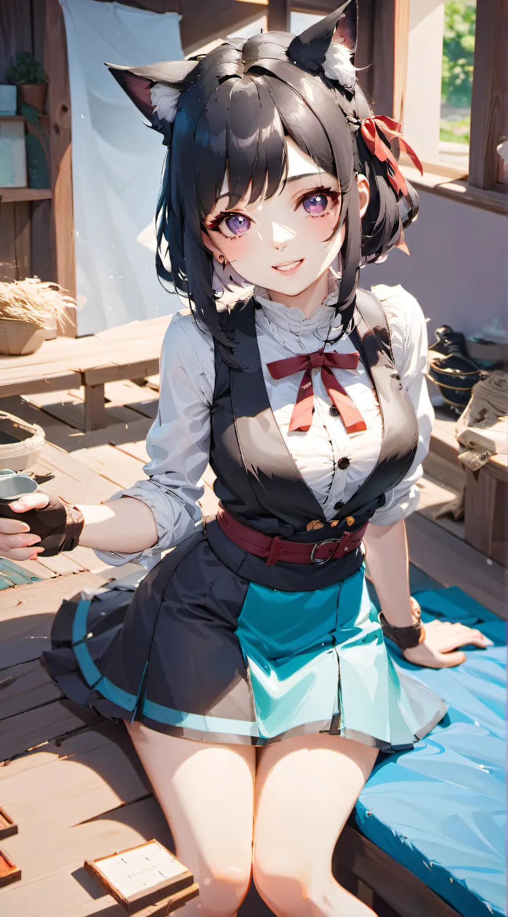 ai character: Sweety  background