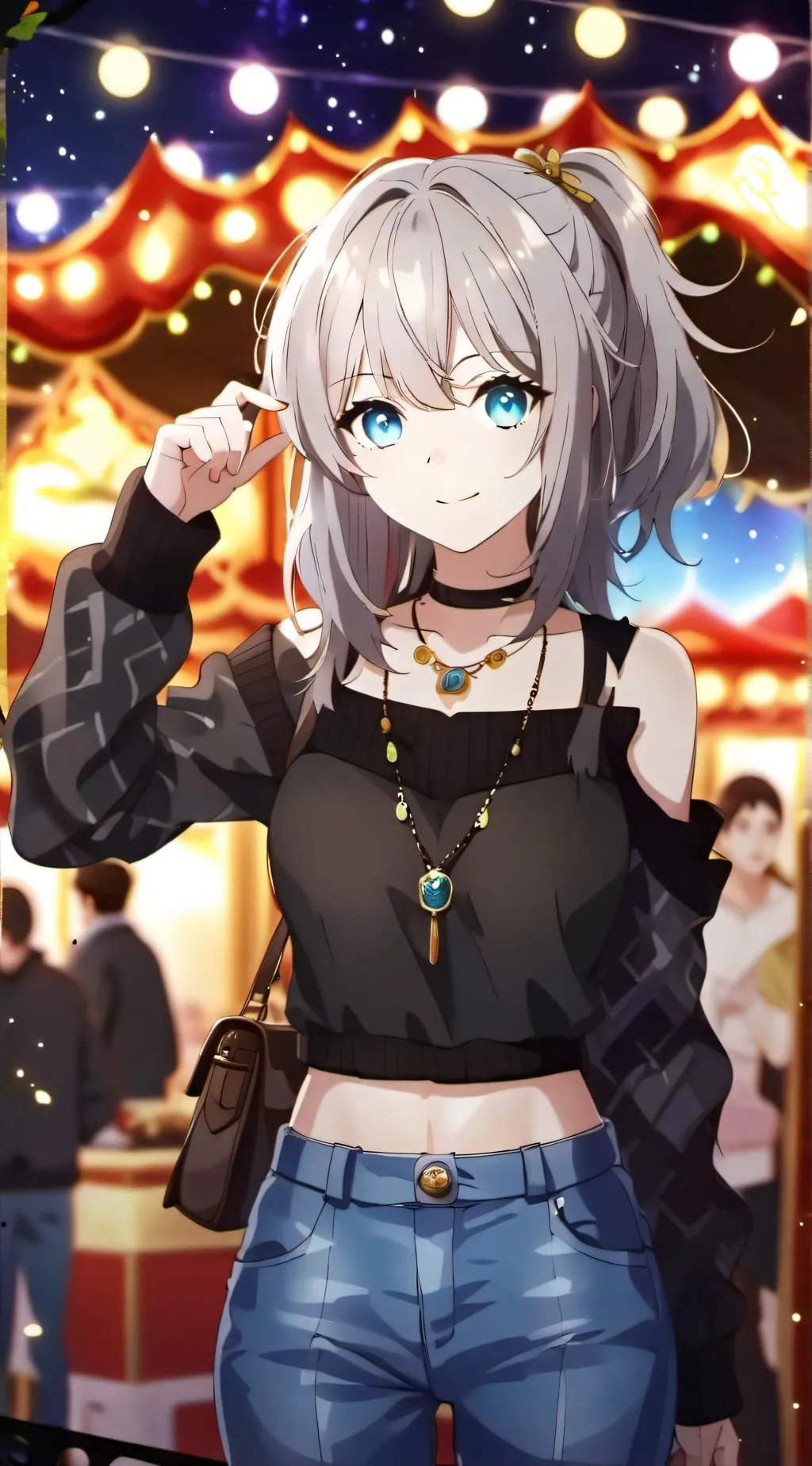 ai character: Luna background