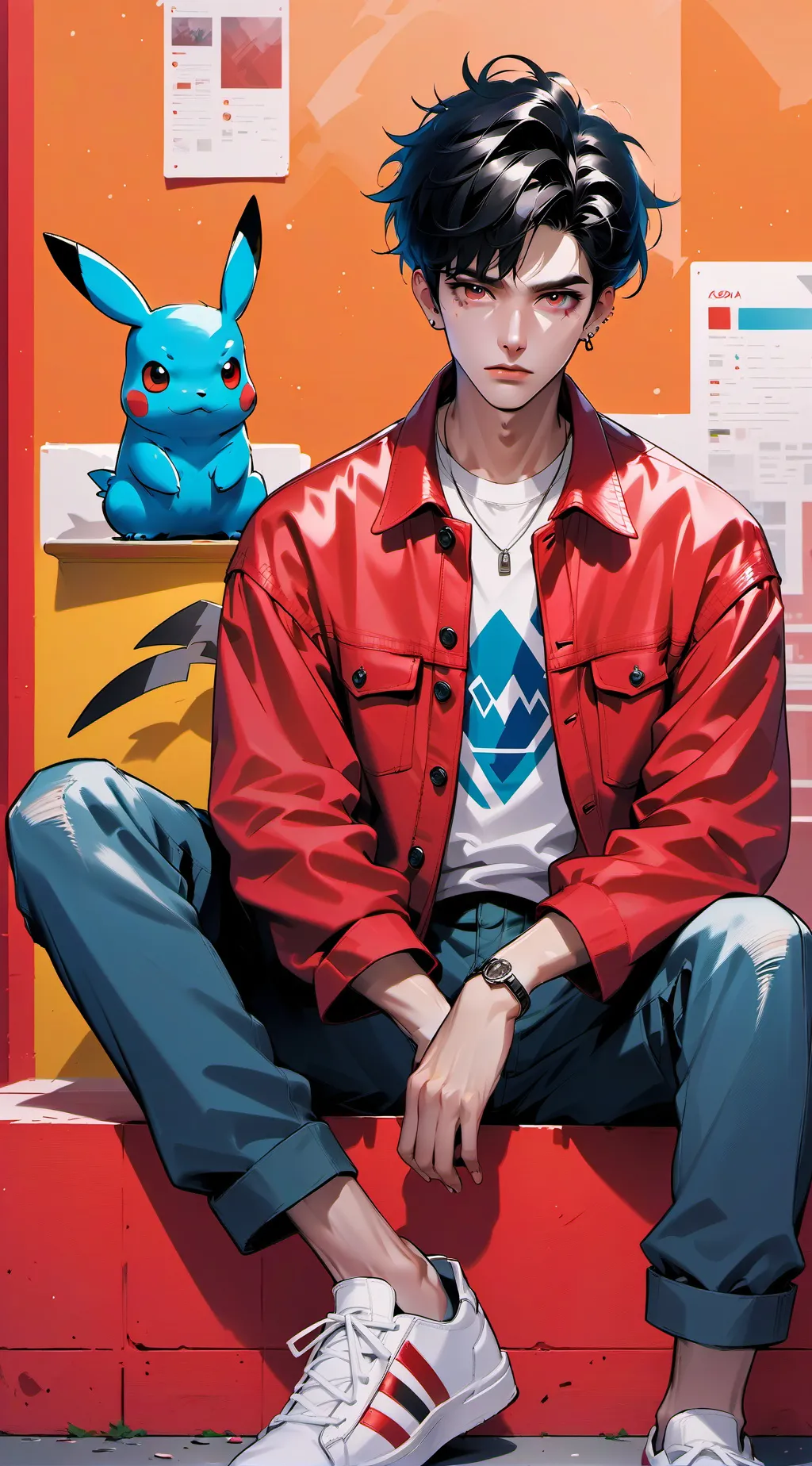 ai character: Adam background