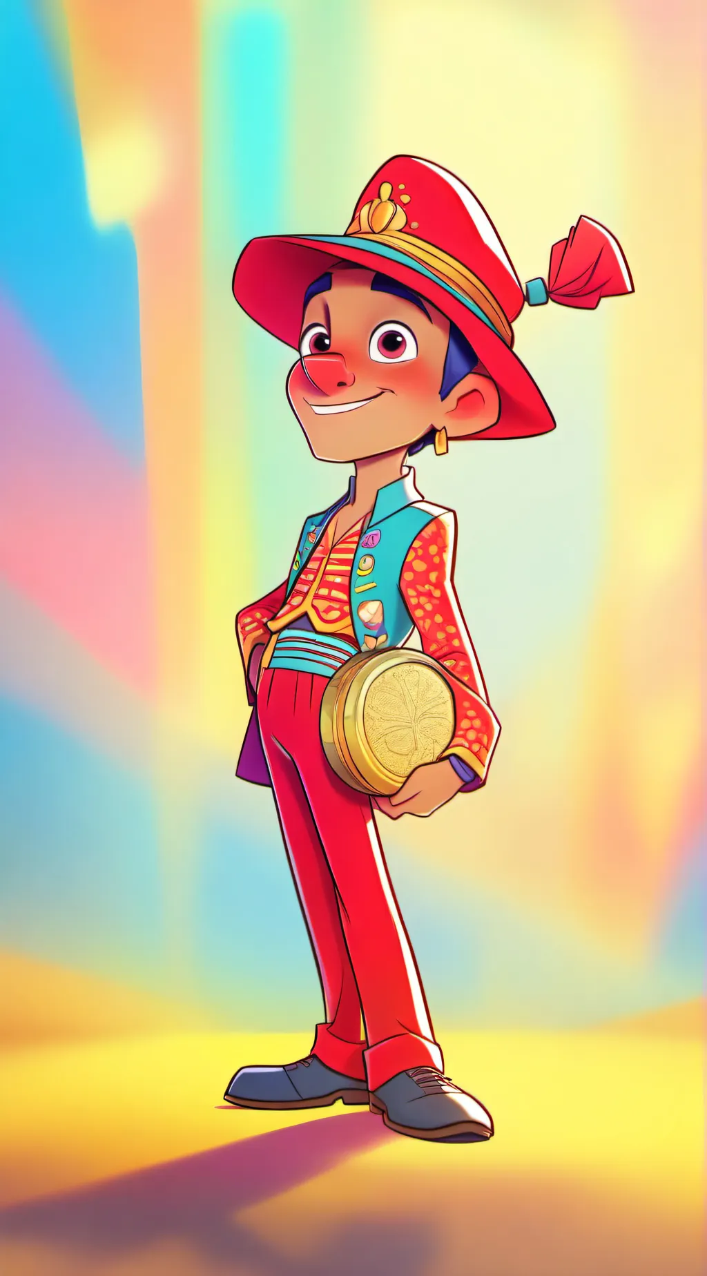ai character: nicec00lkid background