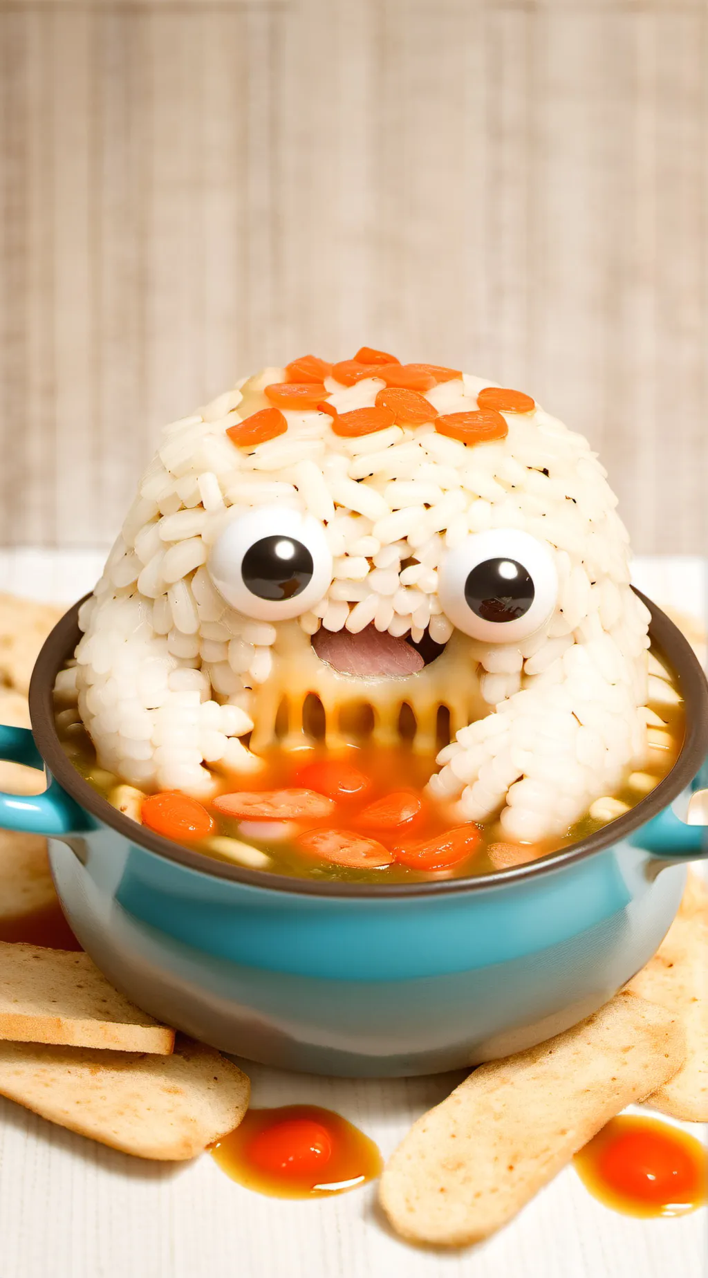 ai character: Soup Monster background